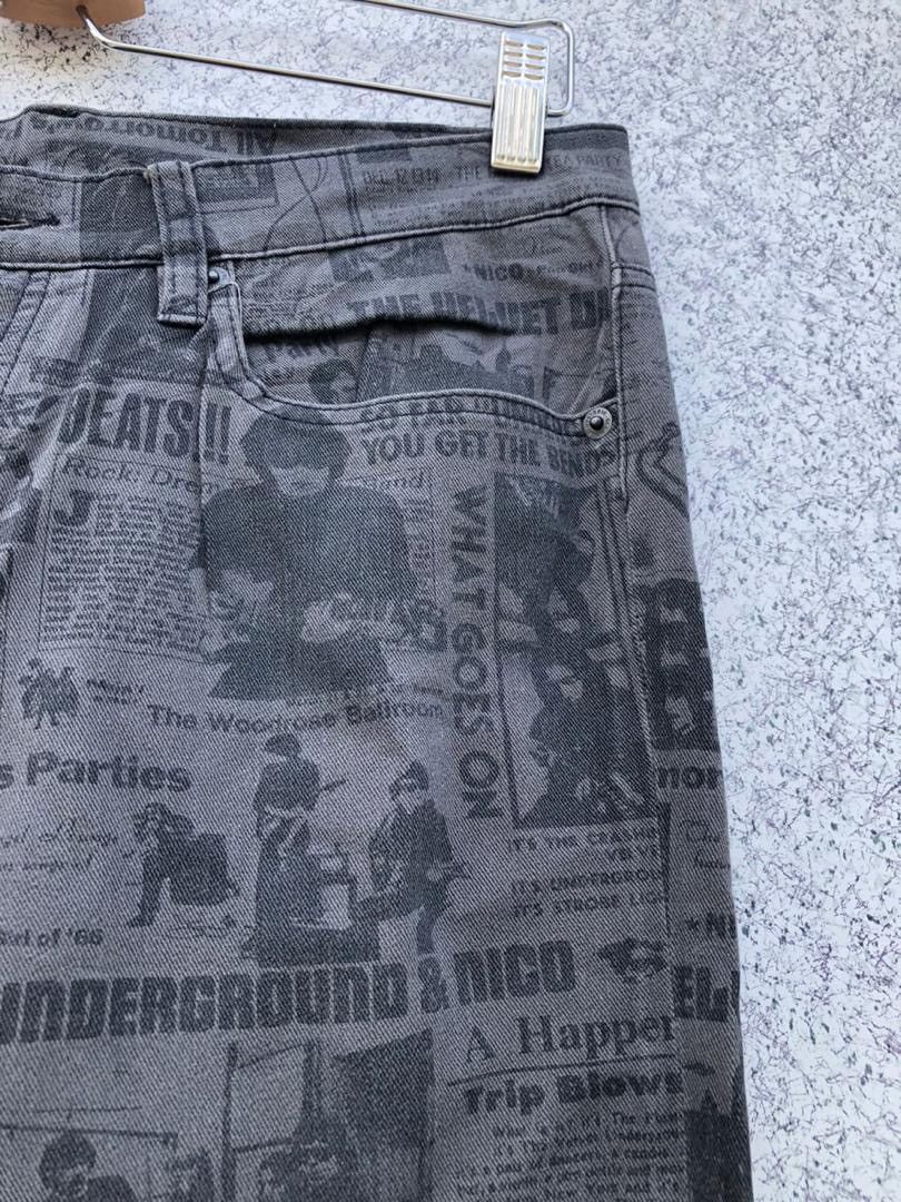 Band Tees × Hysteric Glamour × Japanese Brand 💥Last Drop💥Hysteric Glamour X The Velvet Underground Denim Size US 31 - 4 Thumbnail