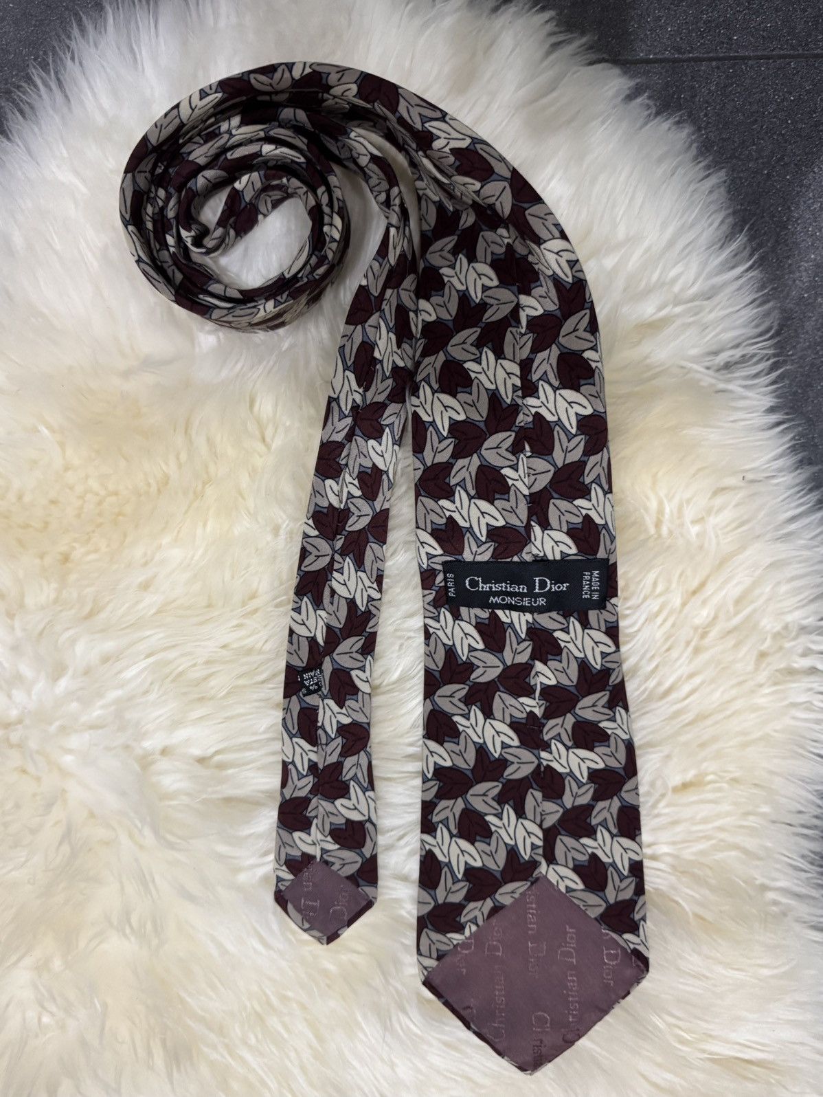 Christian Dior Monsieur Vintage Tie Christian Dior Monsieur Size ONE SIZE - 3 Thumbnail