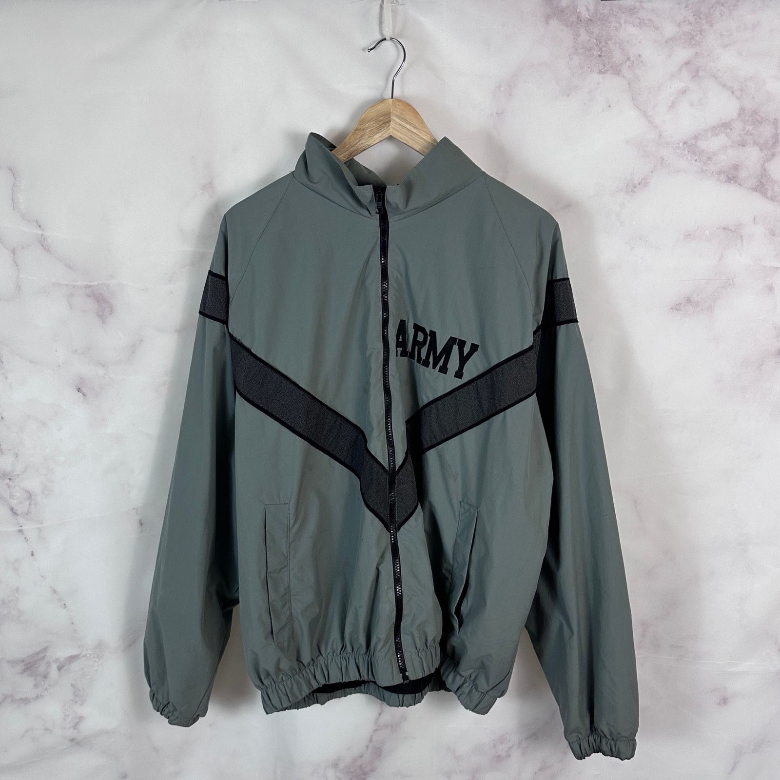 Vintage U.S. Army IPFU Nylon Zip-Up Jacket Size US L / EU 52-54 / 3 - 1 Thumbnail