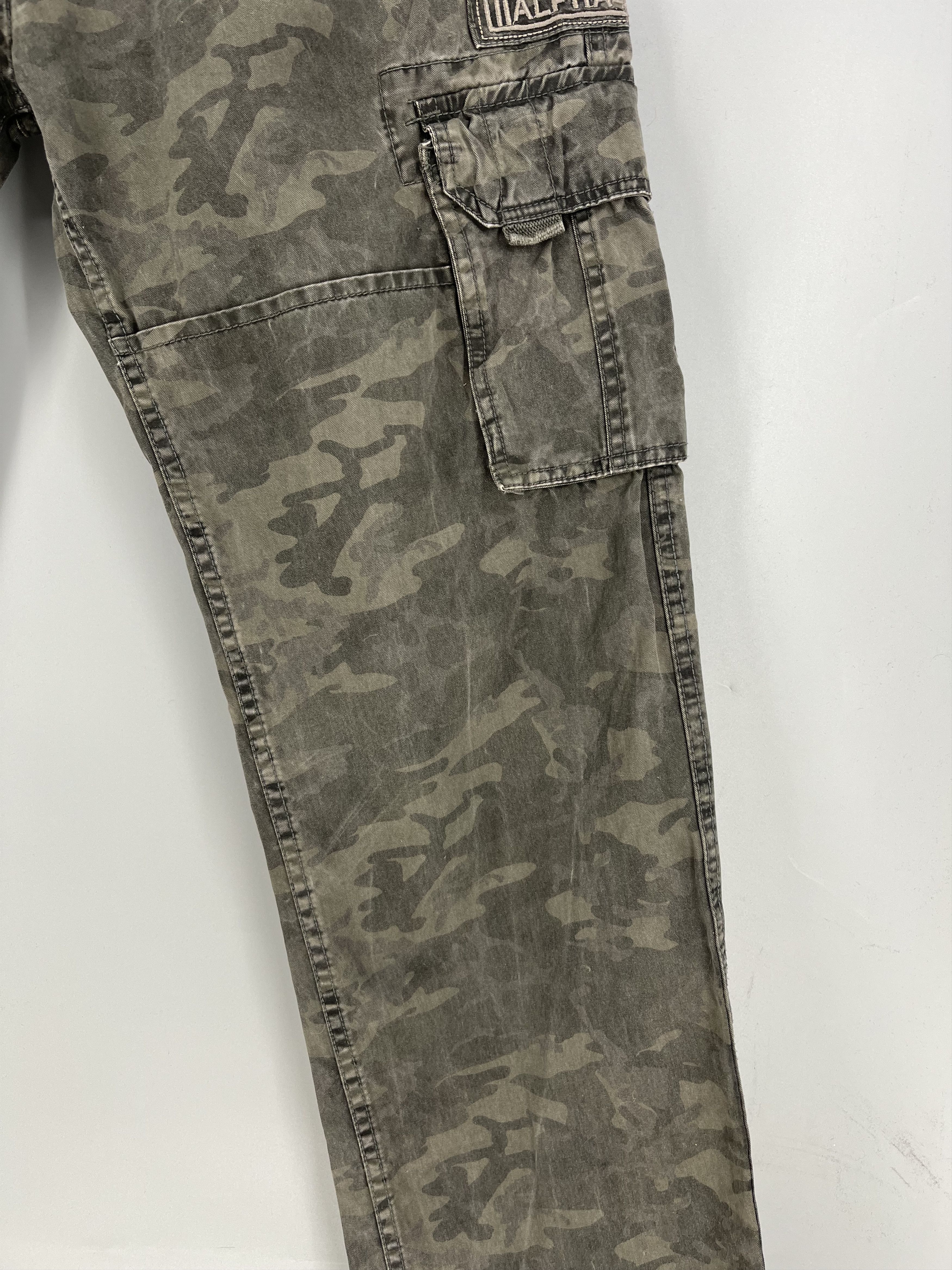 Alpha Industries VTG Alpha Industries Cargo Camouflage Military Outdoor Size US 34 / EU 50 - 4 Thumbnail