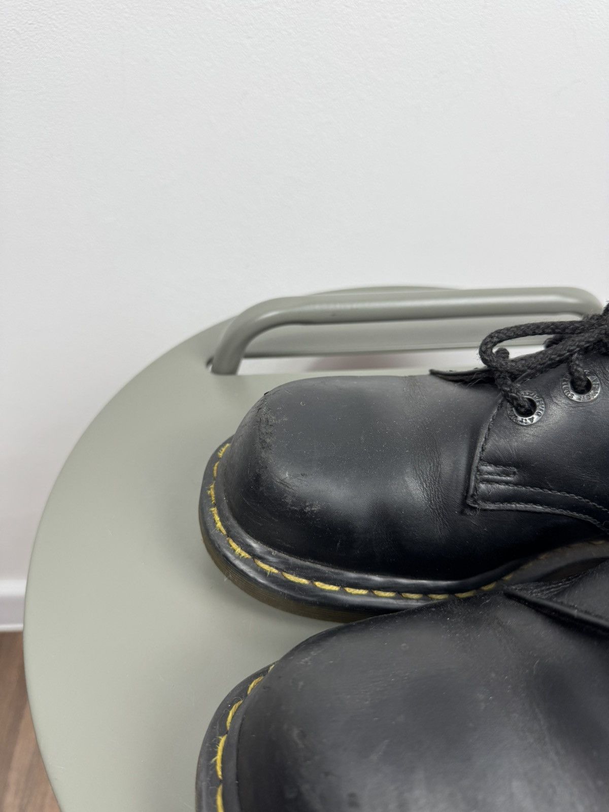 Dr. Martens Vintage Dr Martens 2225 Steel Toe Work Shoes 38 Heavily Worn Size US 7 / IT 37 - 11 Thumbnail