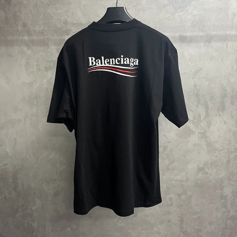 Balenciaga Balenciaga White Label Black Coke Printed Logo Short Sleeve Size US M / EU 48-50 / 2 - 6 Thumbnail