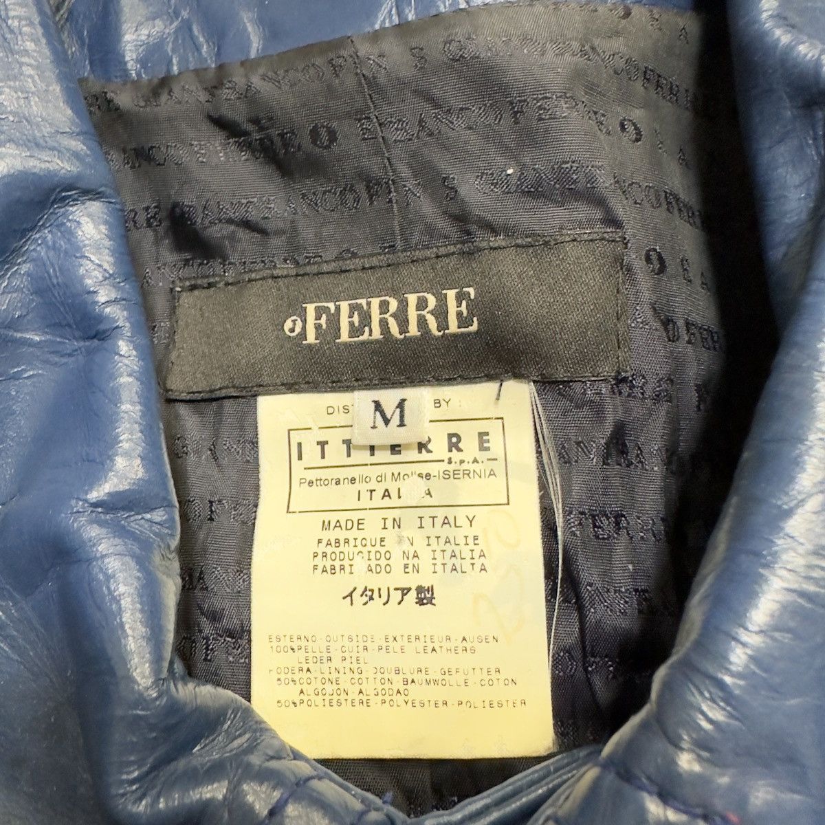 Ferre × Vintage Vintage Ferre leather jacket Size US M / EU 48-50 / 2 - 5 Thumbnail
