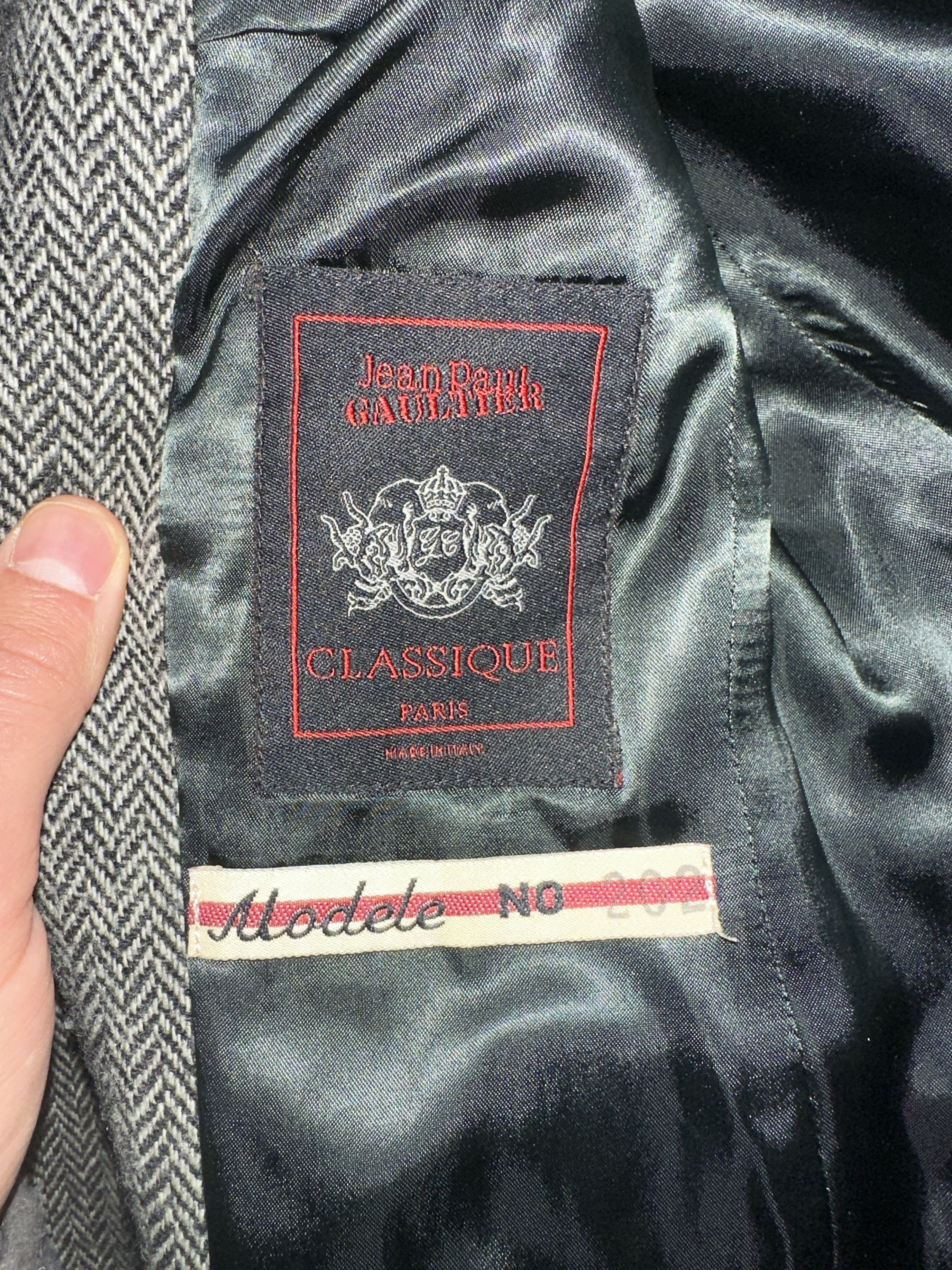Jean Paul Gaultier Jean Paul Gaultier Classique Double Breasted Wool Coat 44IT Size M / US 6-8 / IT 42-44 - 3 Thumbnail