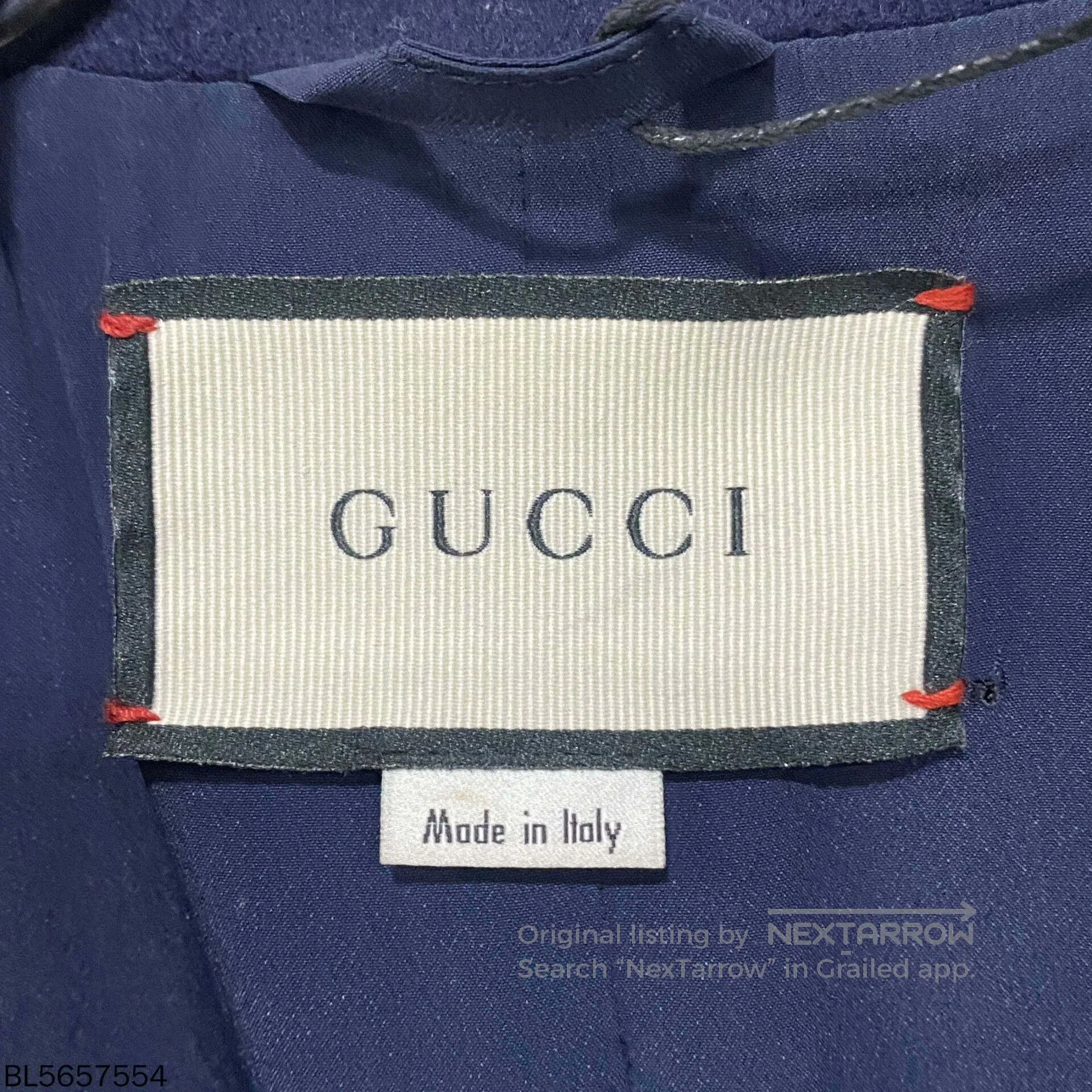Gucci Deep Blue Bow Decor Mid. Size S / US 4 / IT 40 - 5 Thumbnail