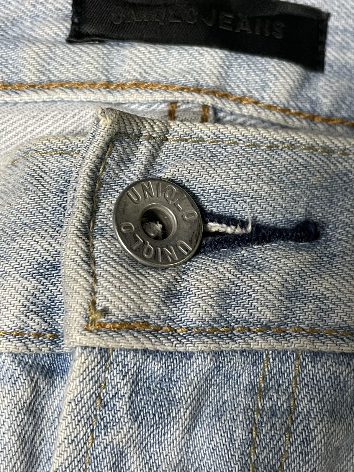 Uniqlo × Vintage UNIQLO Brand Straight Cut Jeans (91) Size US 33 - 6 Thumbnail