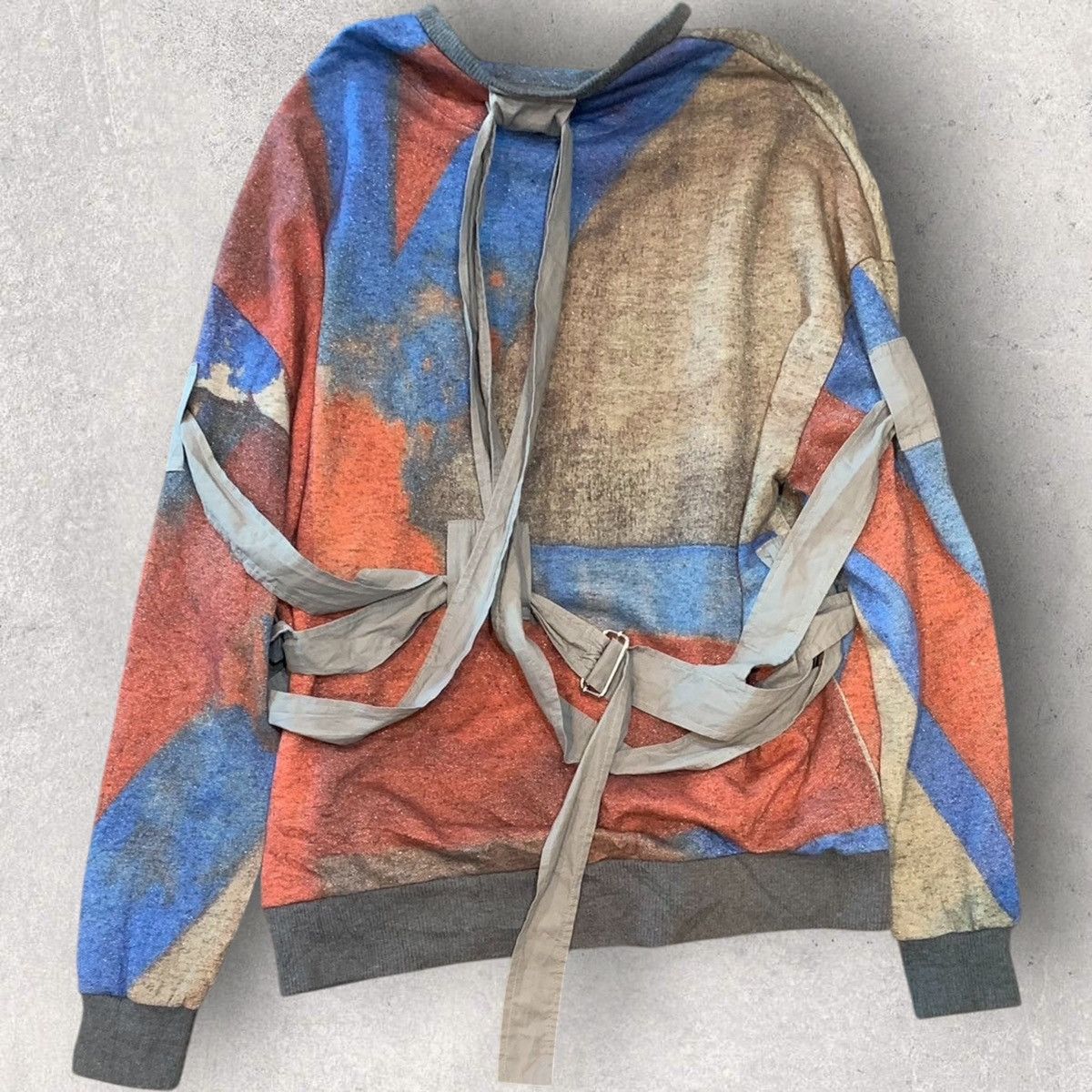 Vivienne Westwood Glitter Union Jack Flag Back Bondage Sweater Size US M / EU 48-50 / 2 - 1 Thumbnail