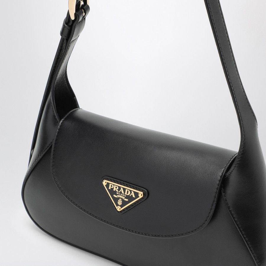 Prada o1d2blof0924 Size : OS / Leather Shoulder Bag In Black Size ONE SIZE - 5 Thumbnail