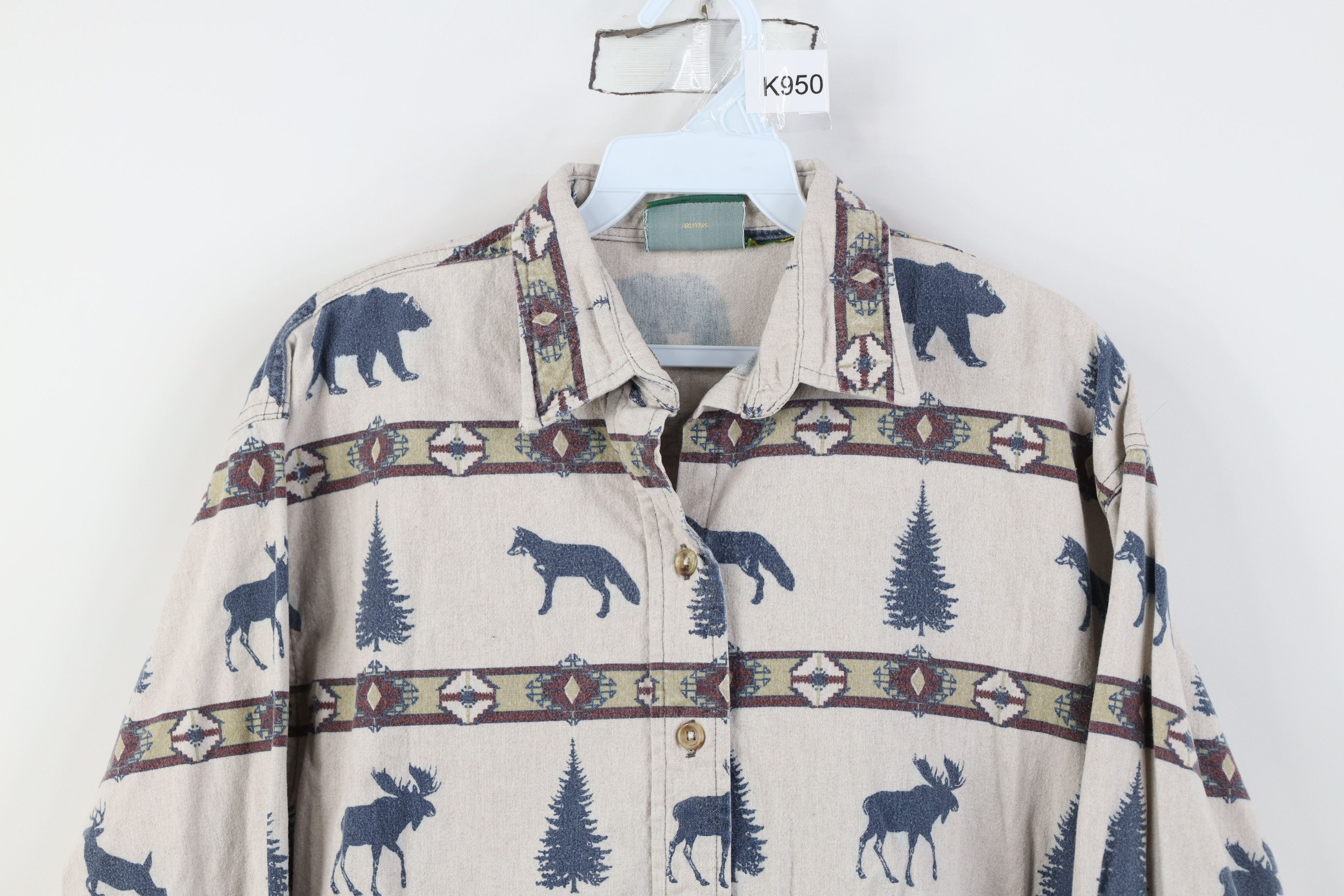 Cabelas Vintage 90s Cabelas Southwestern Animal Chamois Cloth Shirt Size M / US 6-8 / IT 42-44 - 2 Thumbnail