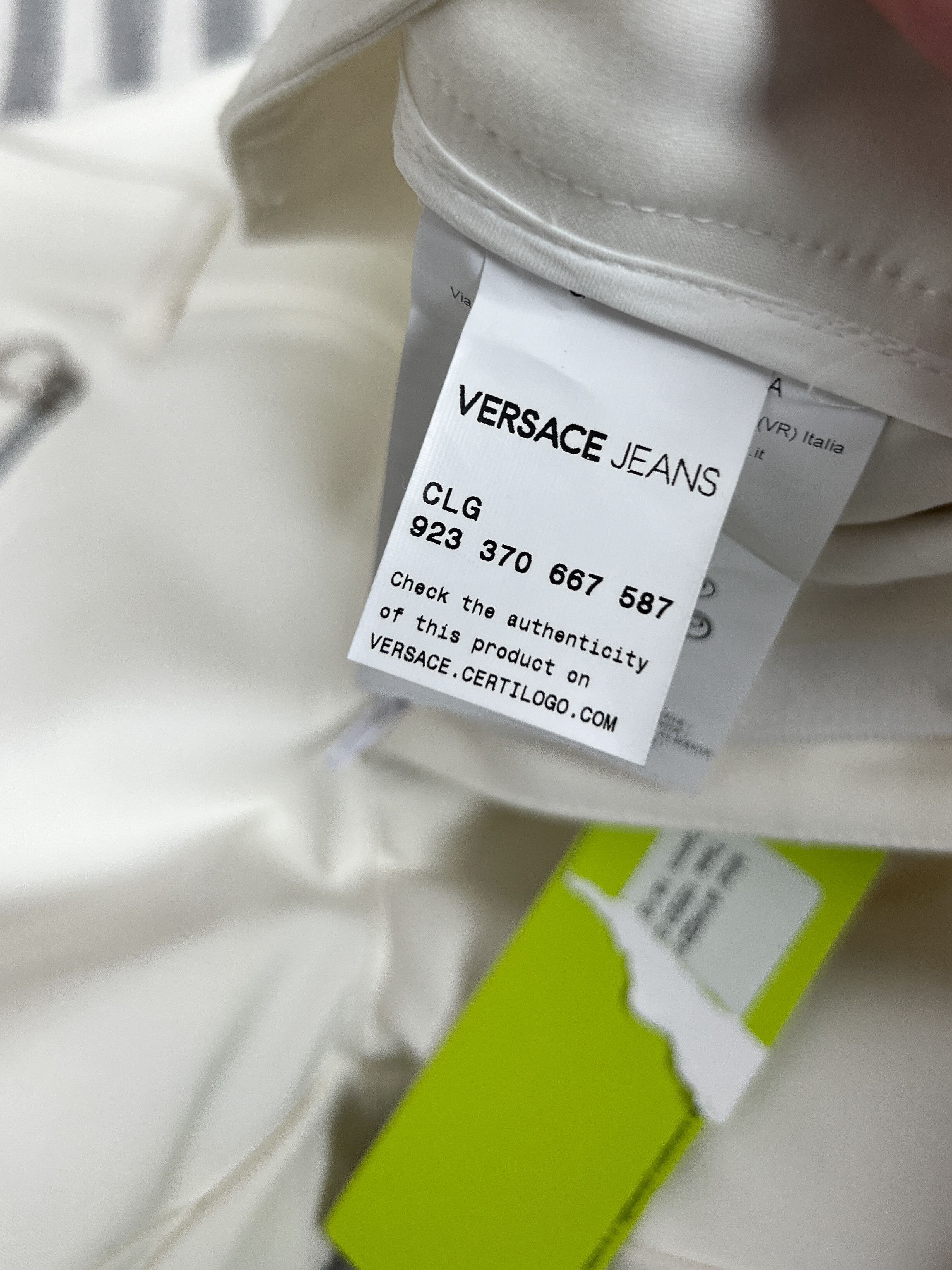 Versace Vintage Versace Jeans White Trousers Pants Size 30" / US 8 / IT 44 - 11 Thumbnail