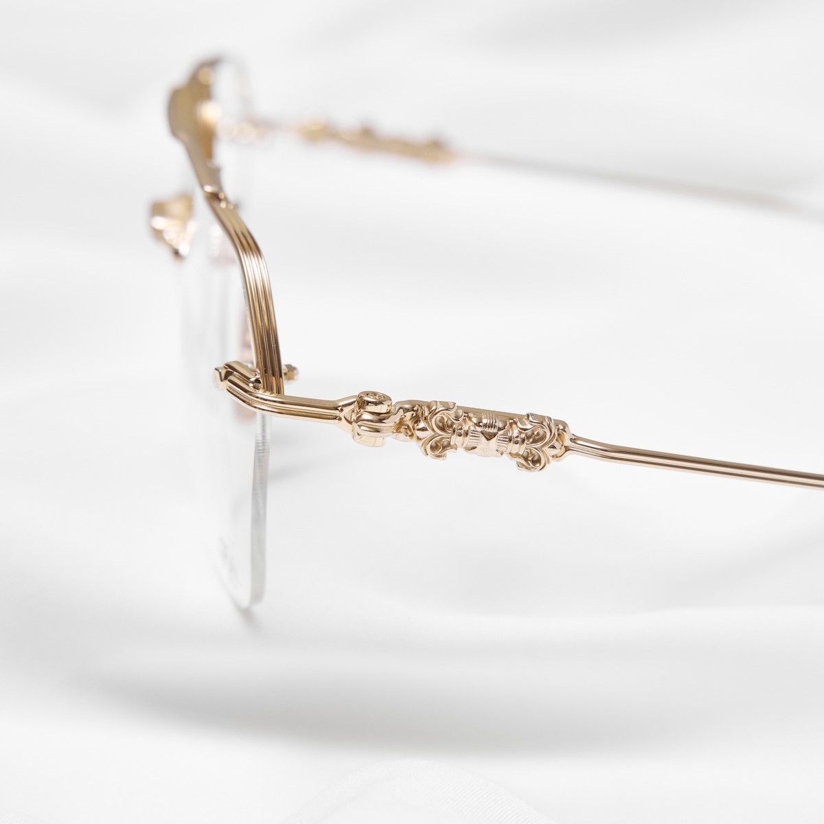 Chrome Hearts CHROME HEARTS FLUID MATTE GOLD PLATED/GOLD PLATED GLASSES Size ONE SIZE - 4 Thumbnail
