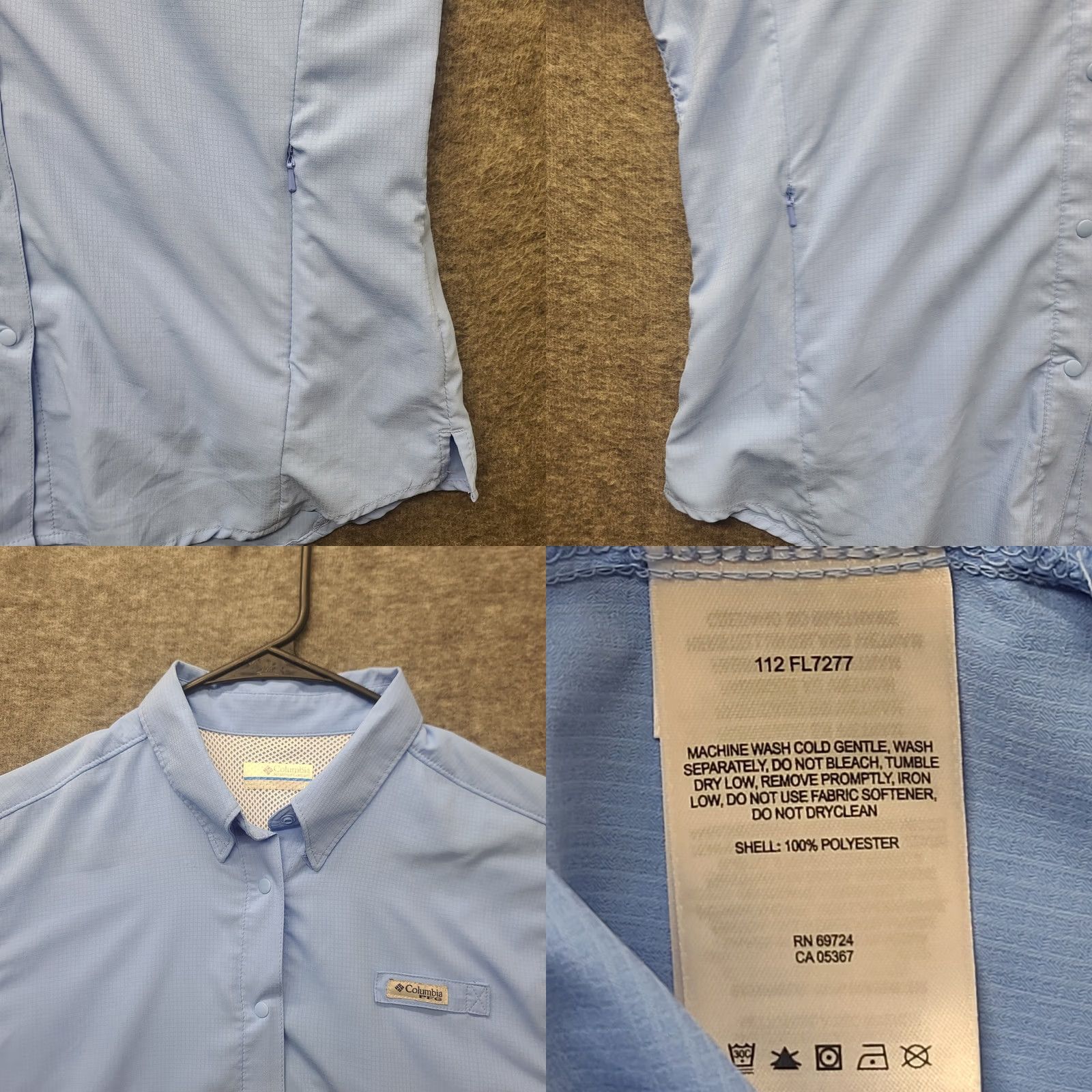 Vintage Columbia PFG Omni-Shade Shirt Mens L Lightweight Vented Short Sleeve Button-Up Collared Fishing UV Size US L / EU 52-54 / 3 - 8 Thumbnail