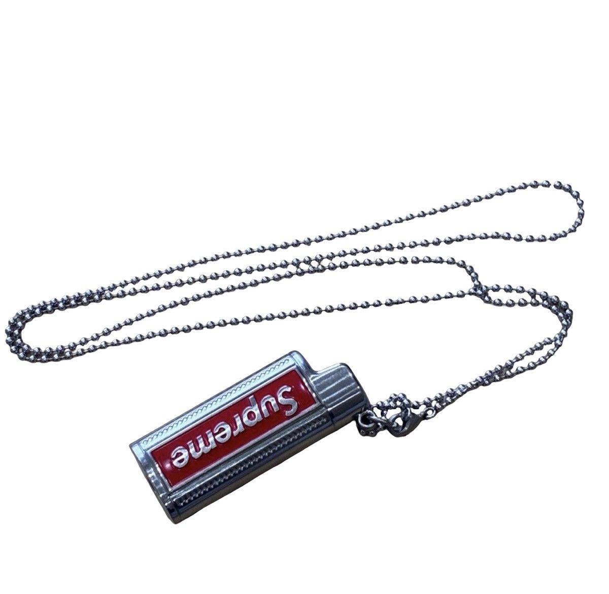 Supreme Supreme Virgin Mary Dog Tags Silver Necklace | Grailed