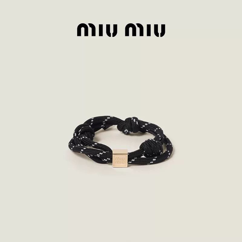 Miu Miu Miumiu Rope Sonylon Bracelet Size ONE SIZE - 1 Thumbnail