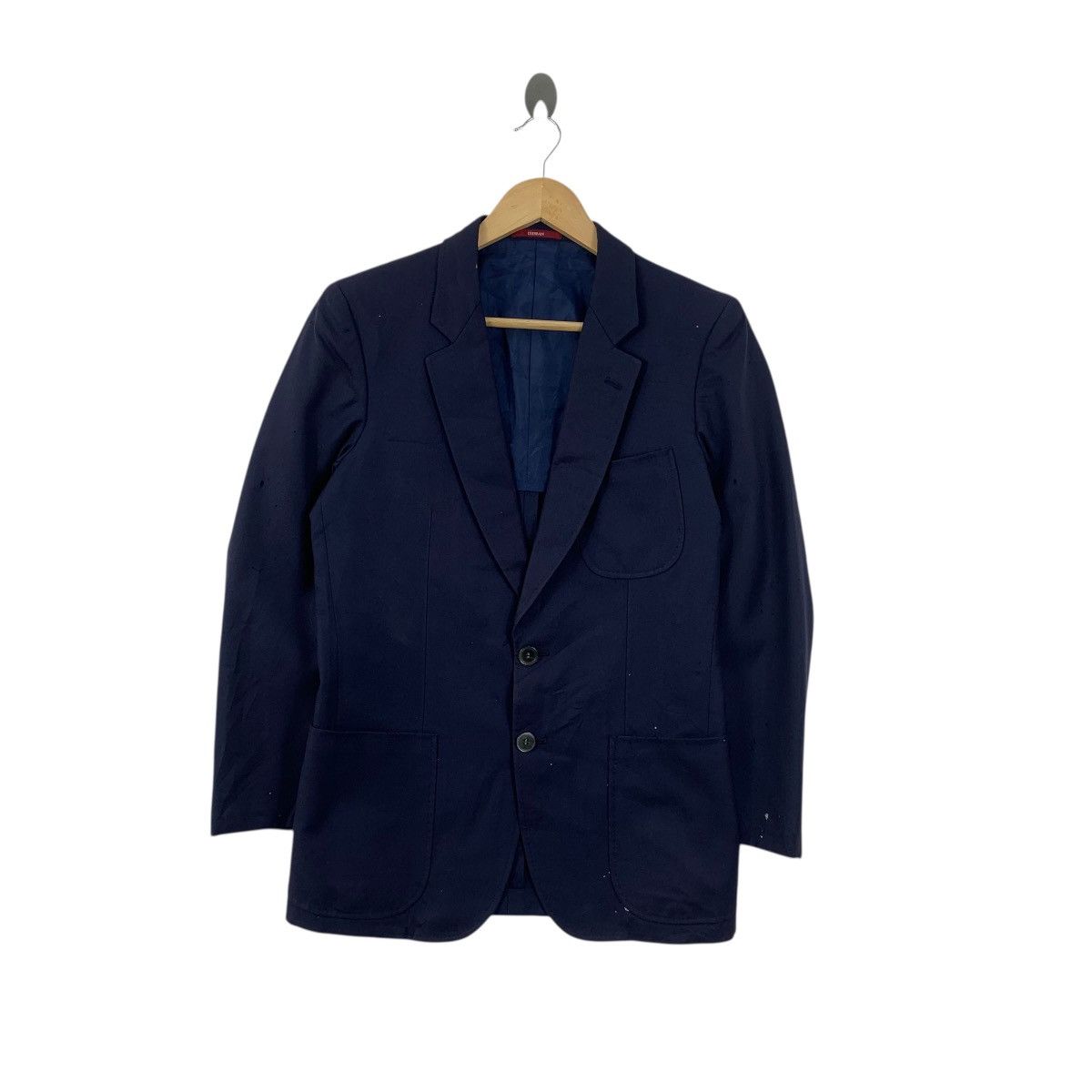 Yohji Yamamoto Vintage YOHJI YAMAMOTO DURBAN x PIATTELLI Wool Blazer Coat Size 42R - 1 Thumbnail