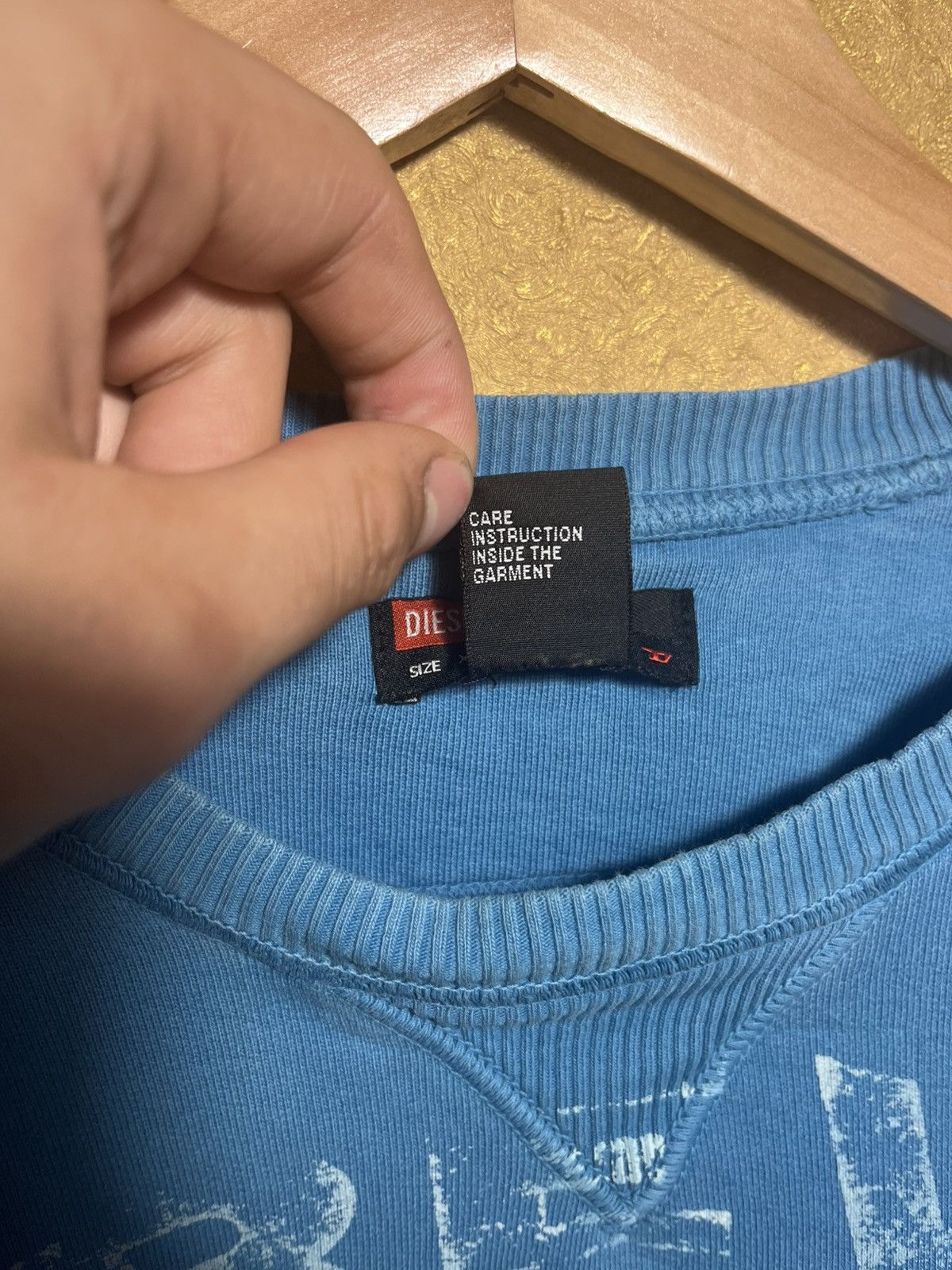 Diesel Diesel Vintage Sweatshirt Big Logo y2k Archive 90s Japanese Size US XXL / EU 58 / 5 - 8 Thumbnail