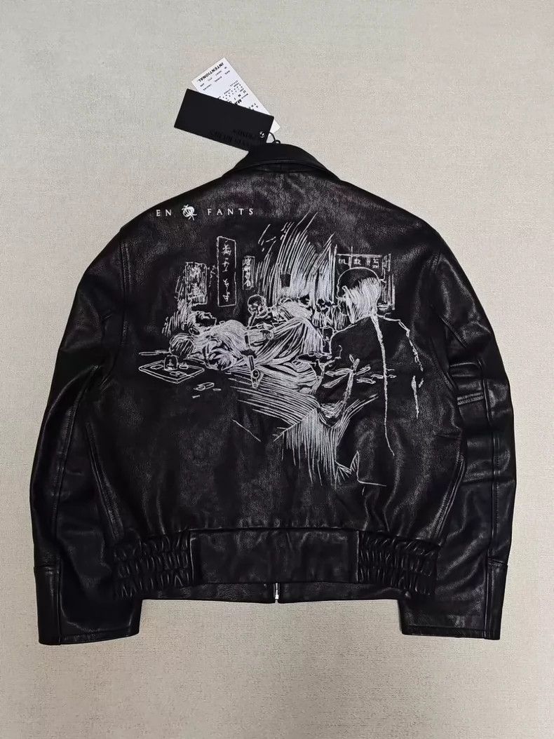 Enfants Riches Deprimes Enfants Riches Deprimes Black smoky embroidery fur jacket 2 Size US L / EU 52-54 / 3 - 1 Thumbnail