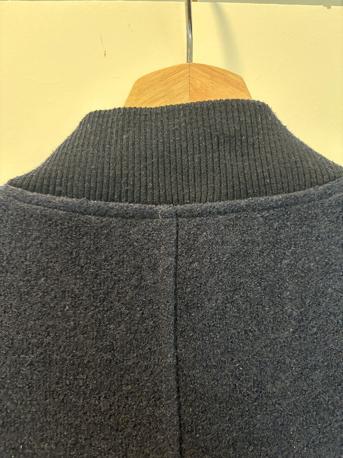Club Monaco Club Monaco Bomber Jacket L Navy Blue - Boiled Wool Size US L / EU 52-54 / 3 - 5 Thumbnail