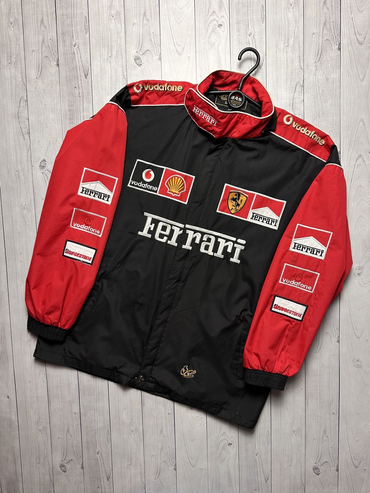 Vintage Vintage Ferrari racing jacket size XXL rare big logo Size US XXL / EU 58 / 5 - 2 Thumbnail