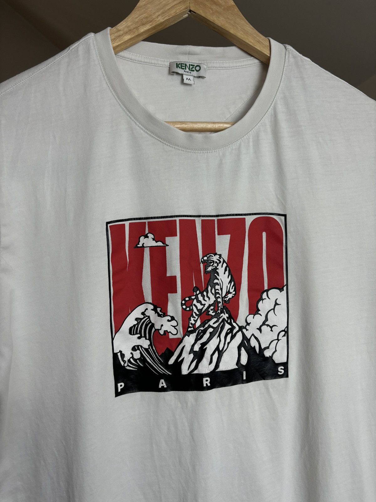 Kenzo Kenzo Paris Tiger Japanese Print T-shirt Size US M / EU 48-50 / 2 - 2 Thumbnail
