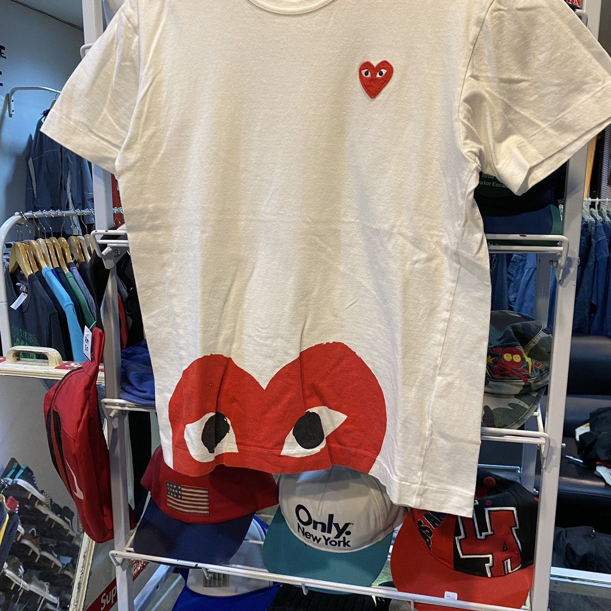 Comme des Garcons Comme Des Garcons PLAY Love Embroided 2014 Tee Size US S / EU 44-46 / 1 - 4 Thumbnail