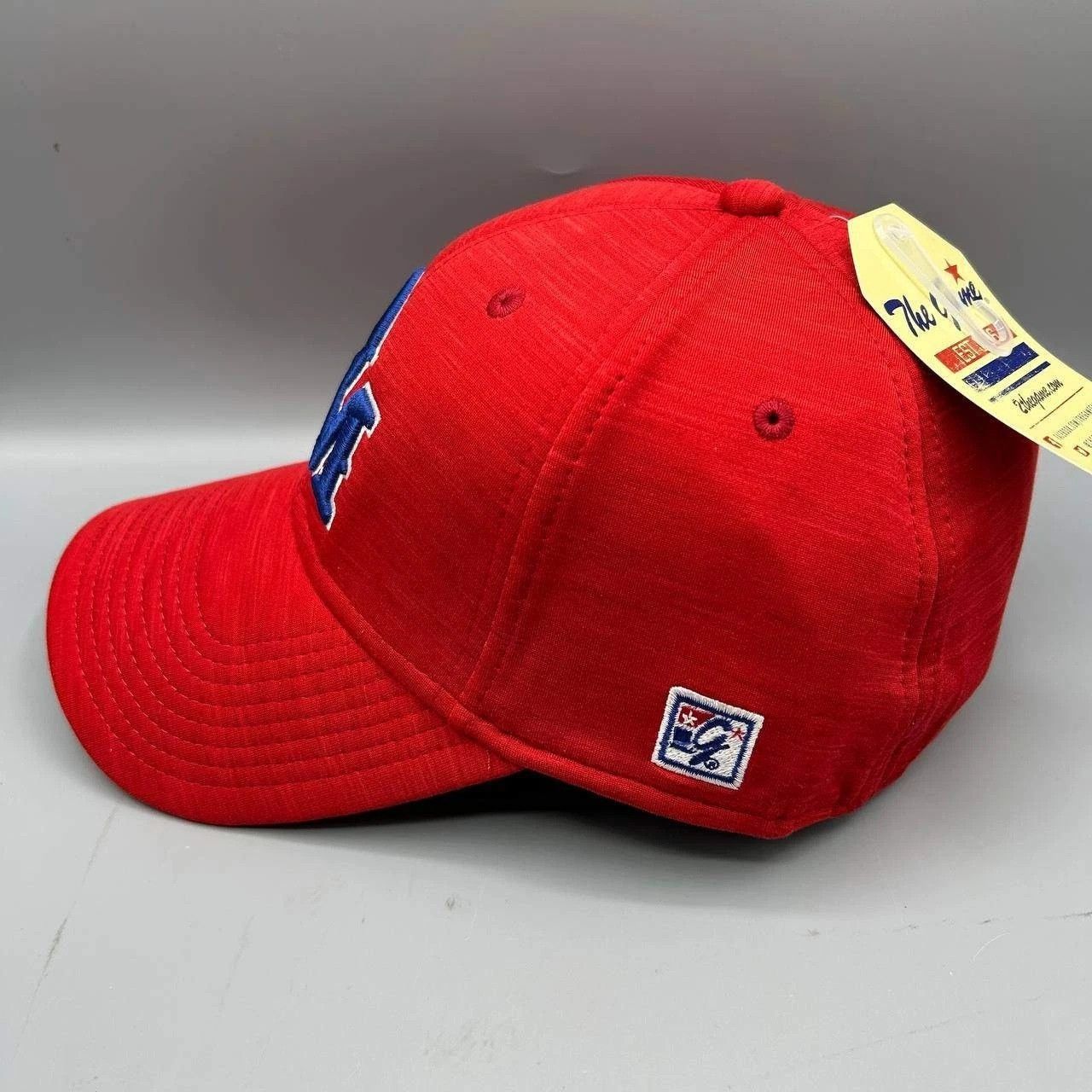 The Game OM New England Patriots Hat Men Red L-XL Stretch Fitted Size ONE SIZE - 7 Thumbnail
