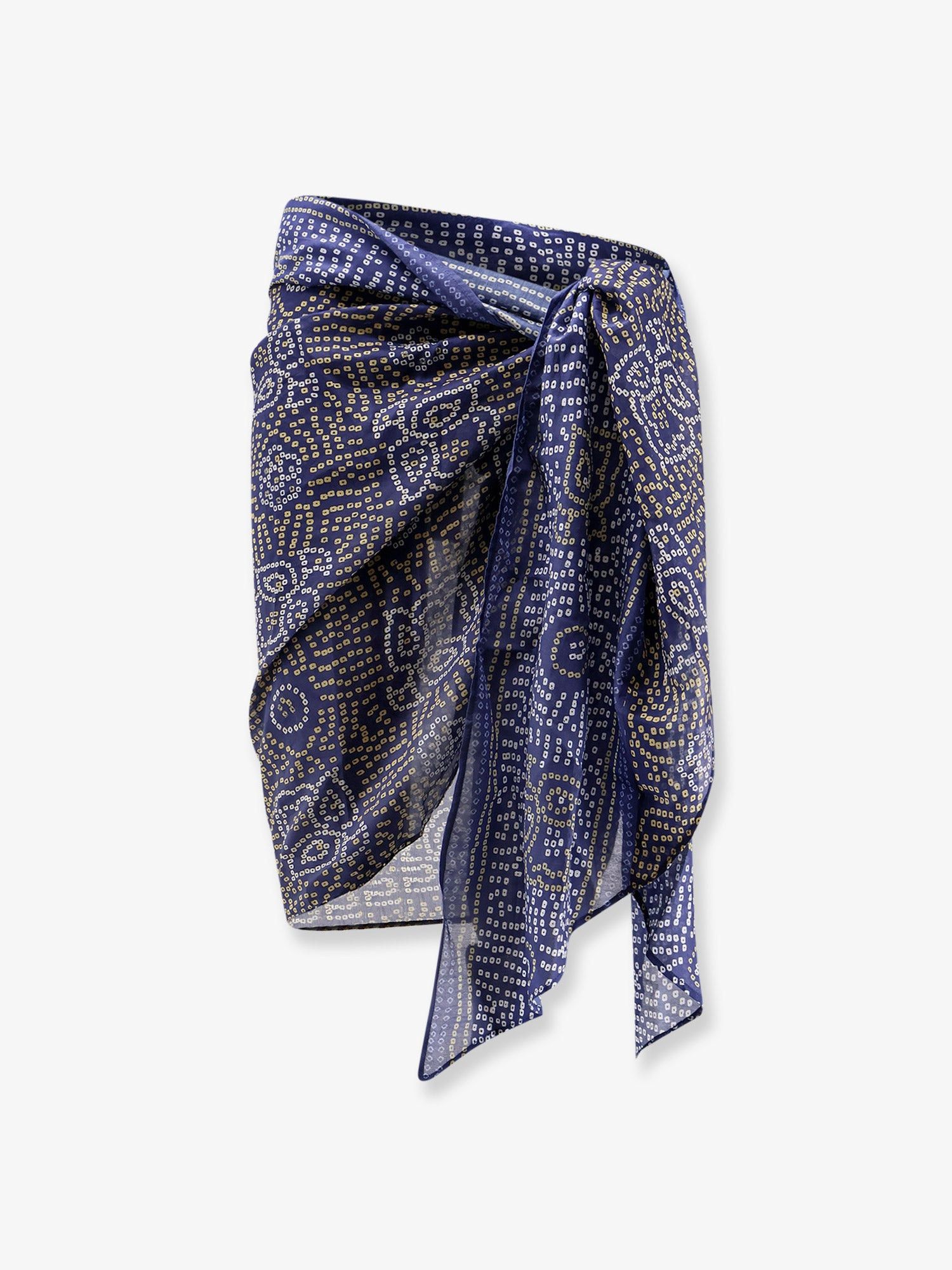 Isabel Marant Lucilia Cotton And Silk Blend Pareo Scarf Size ONE SIZE - 1 Thumbnail