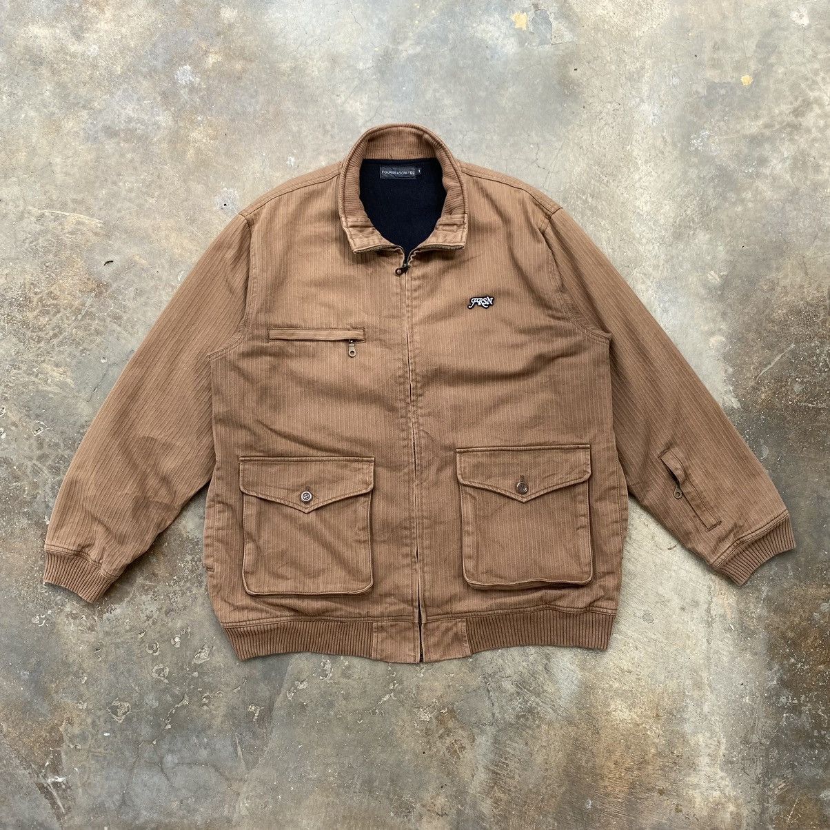20471120 × Japanese Brand 💥Fourseason Zipper Jacket Size US XL / EU 56 / 4 - 2 Thumbnail