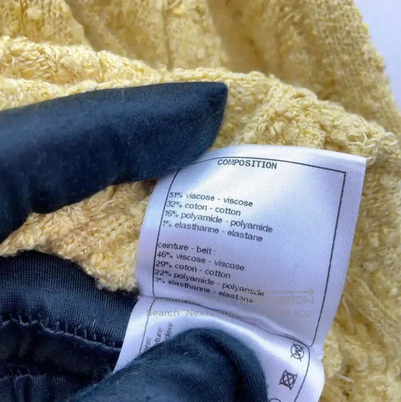 Chanel Chanel Yellow Long Sleeve Knit Cardigan . Size M / US 6-8 / IT 42-44 - 9 Thumbnail