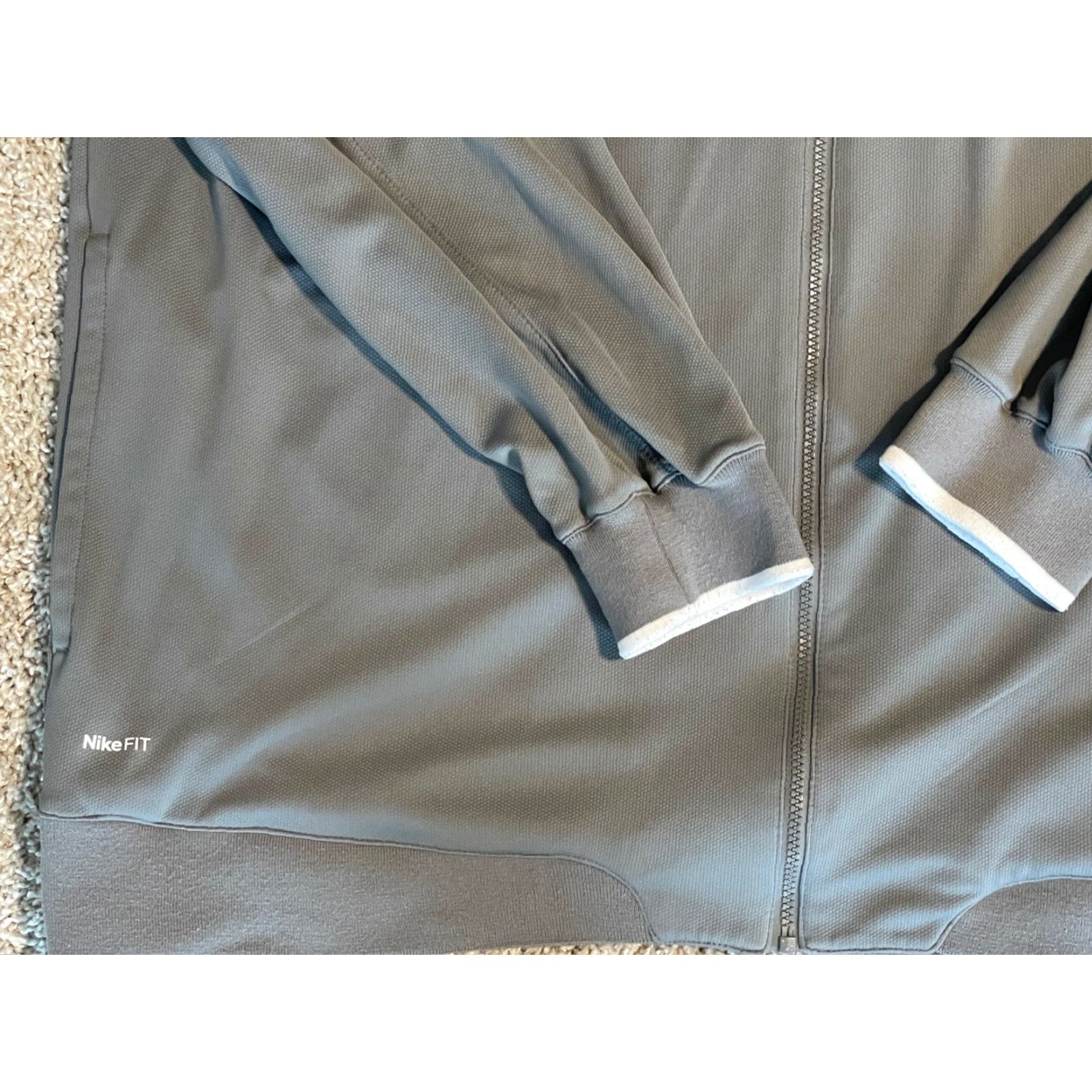 Nike Nike Sweatshirt Men 3XL Gray K-State Wildcats Full Zip Jacket College Mens Size US XXL / EU 58 / 5 - 3 Thumbnail