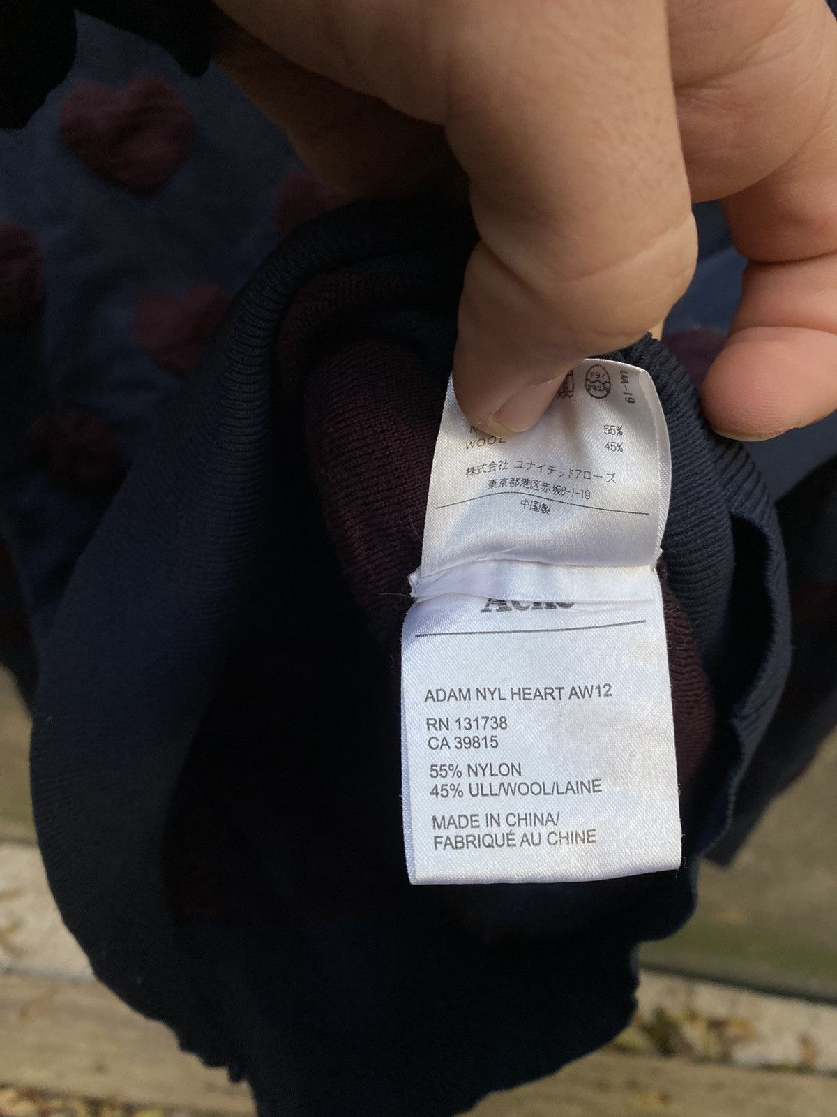 Acne Studios Adam Nyl Heart Wool Sweater Size US XS / EU 42 / 0 - 5 Thumbnail