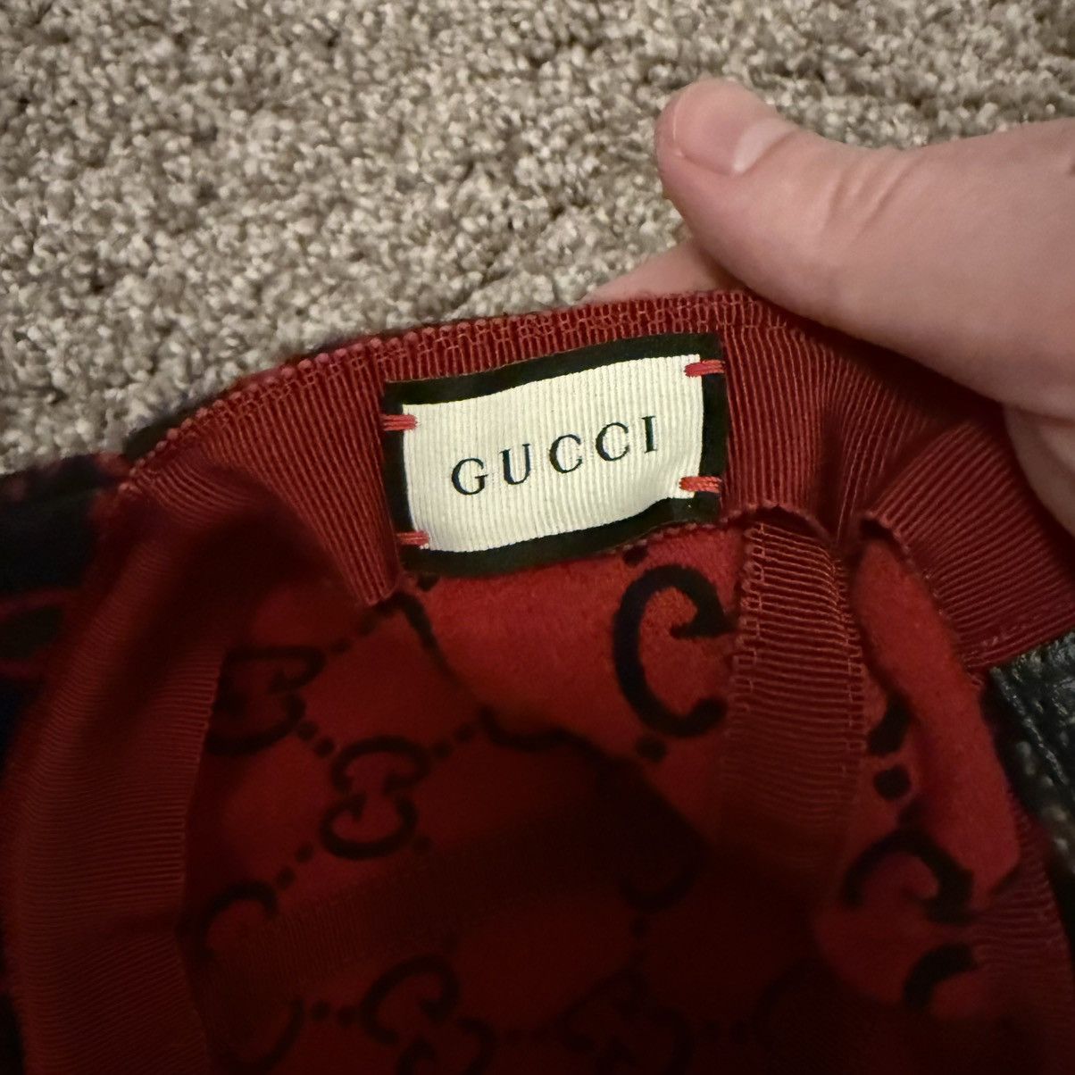Gucci Gucci baseball cap hat size M GG logo wool emblem logo Size ONE SIZE - 6 Thumbnail
