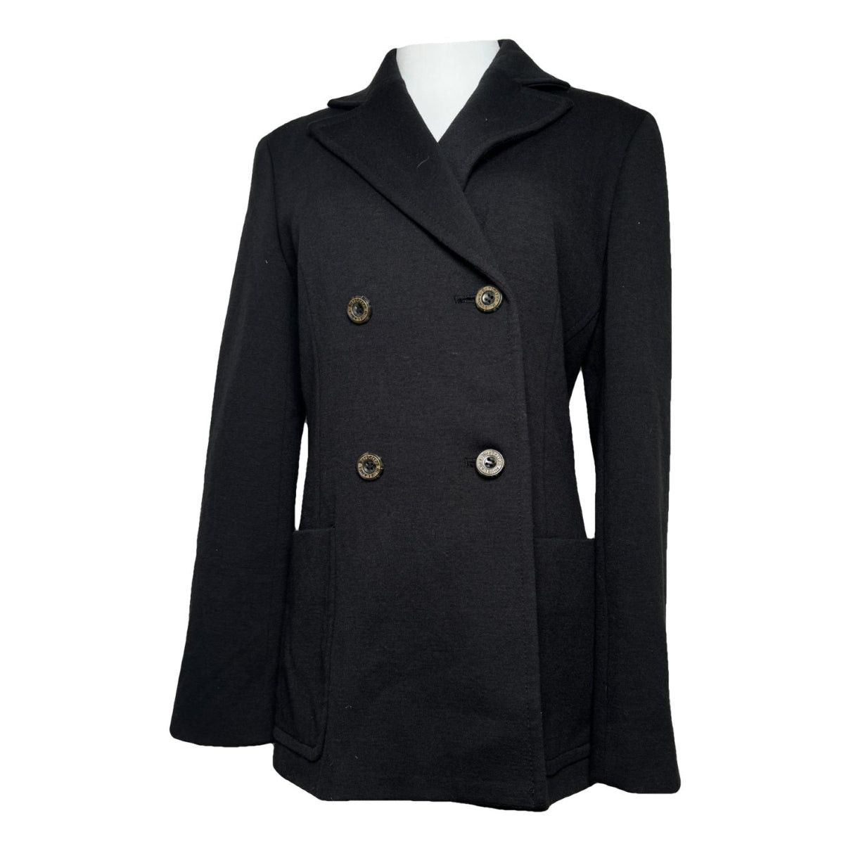 Burberry Westminster Black Wool Trench Coat Size M / US 6-8 / IT 42-44 - 1 Thumbnail