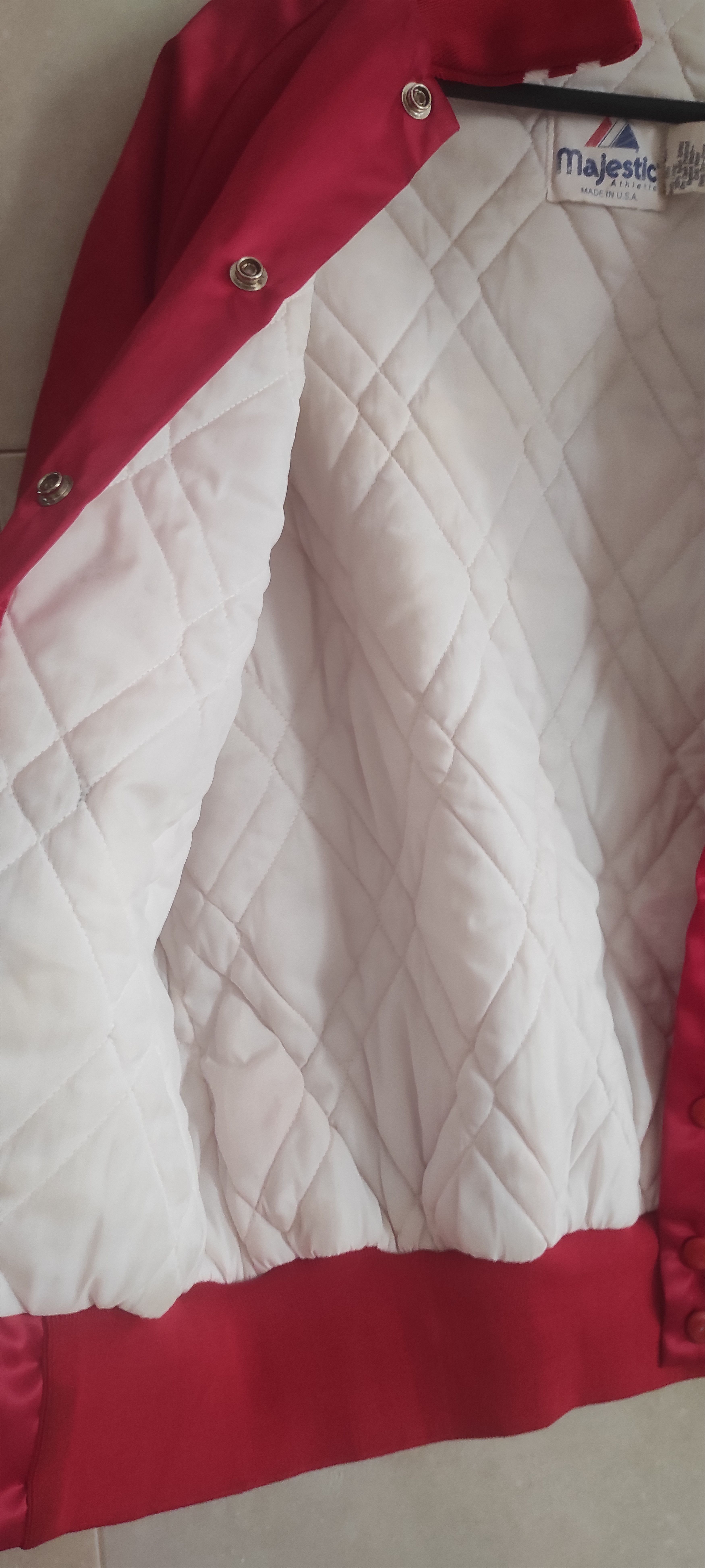 Majestic Majestic Athletic 80s Authentic Bomber Satin Jacket Made USA Size US L / EU 52-54 / 3 - 7 Thumbnail