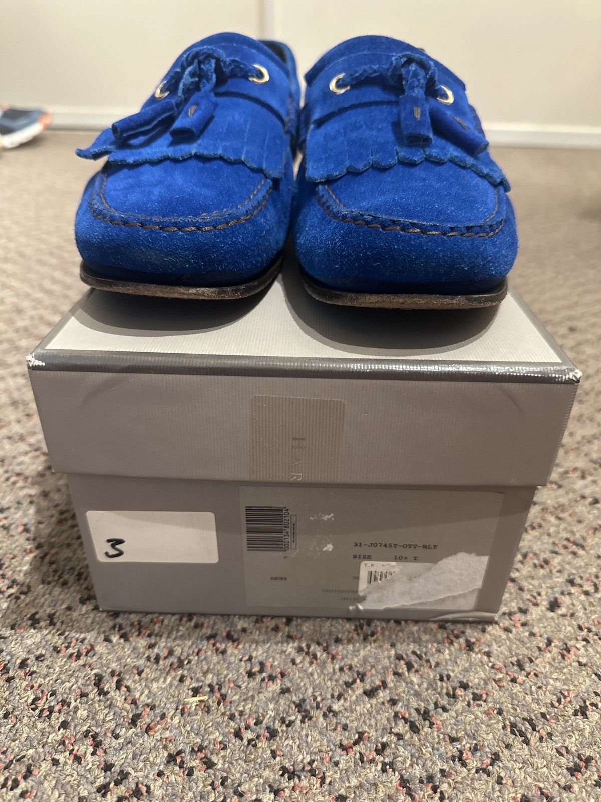 Tom Ford Tom Ford Blue Suede Shoes Size 10.5 Size US 10.5 / EU 43-44 - 6 Thumbnail
