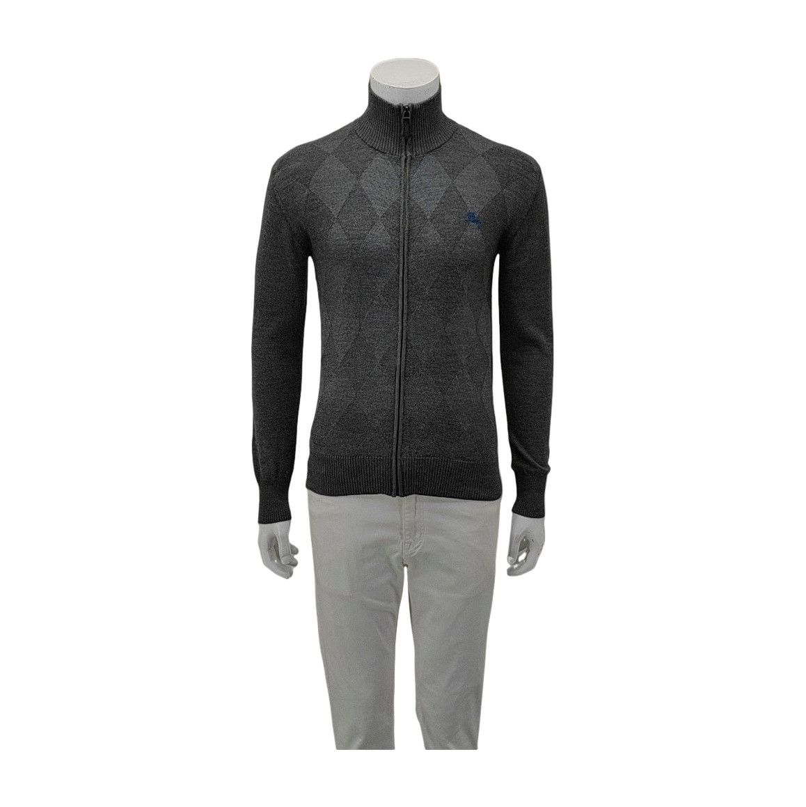 Burberry Burberry Black Label Argyle Wool Cardigan 2 Size US M / EU 48-50 / 2 - 1 Thumbnail