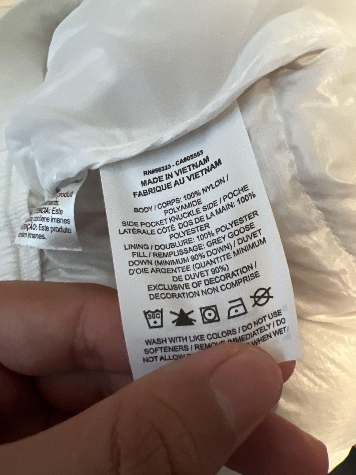 Nike × Tom Sachs Nike x Tom Sachs White Puffer Shorts Sz M Size US 32 / EU 48 - 6 Thumbnail
