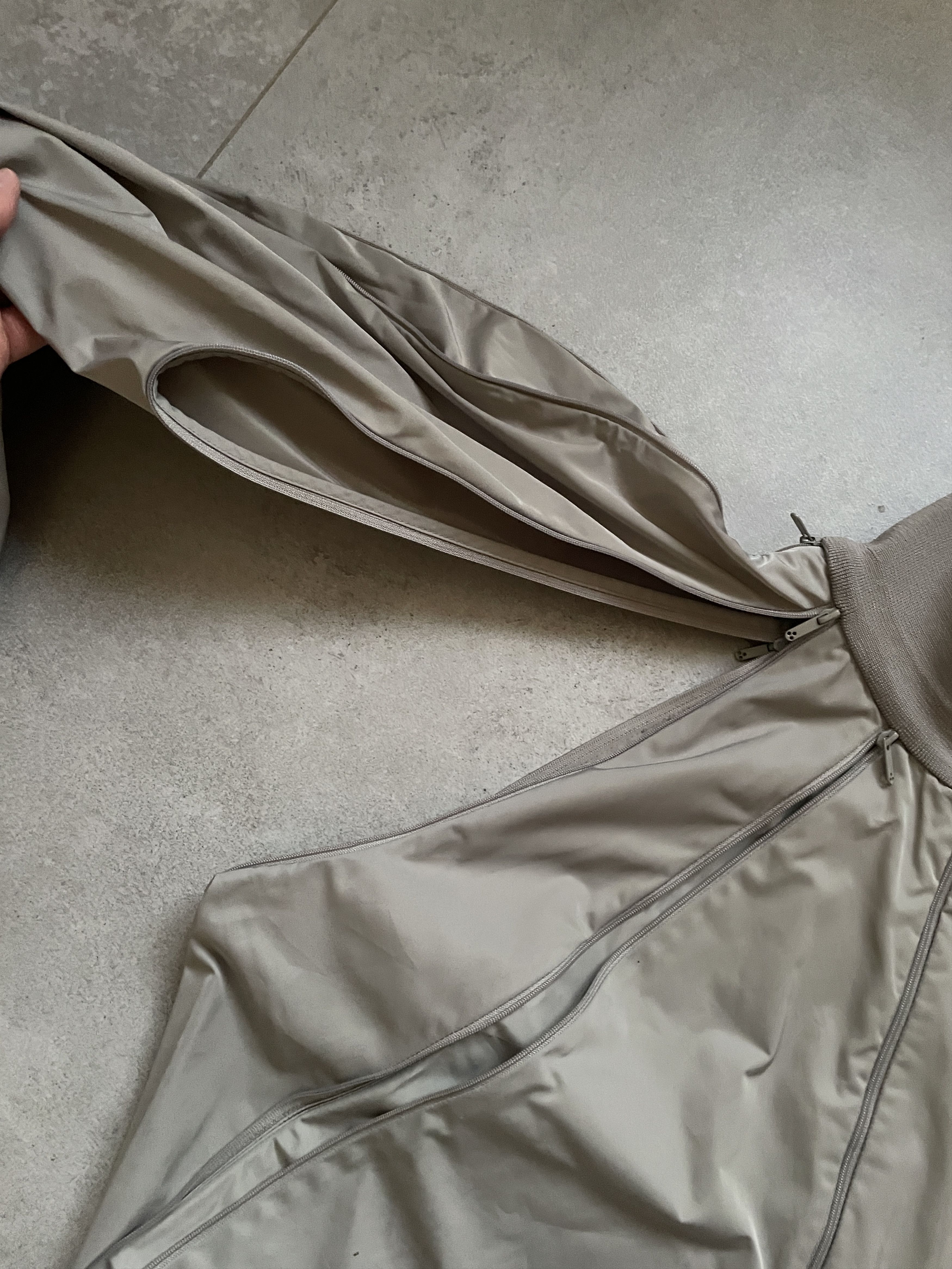 G-Star G STAR RAW X MARC NEWSMAN GRAY ZIPPER BOMBER JACKET Size US L / EU 52-54 / 3 - 9 Thumbnail