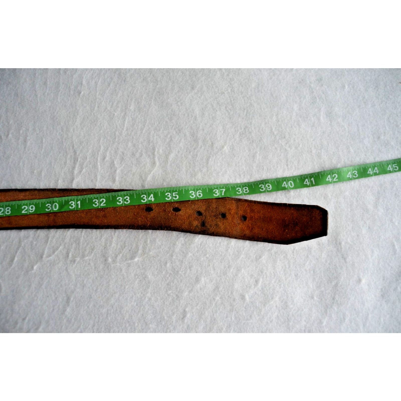 Vintage VINTAGE tooled leather belt Mike 1978 International Finals Rodeo Hesston Belt Mens 38 Brown Leather Western Bohemian Style Size 38 - 6 Thumbnail