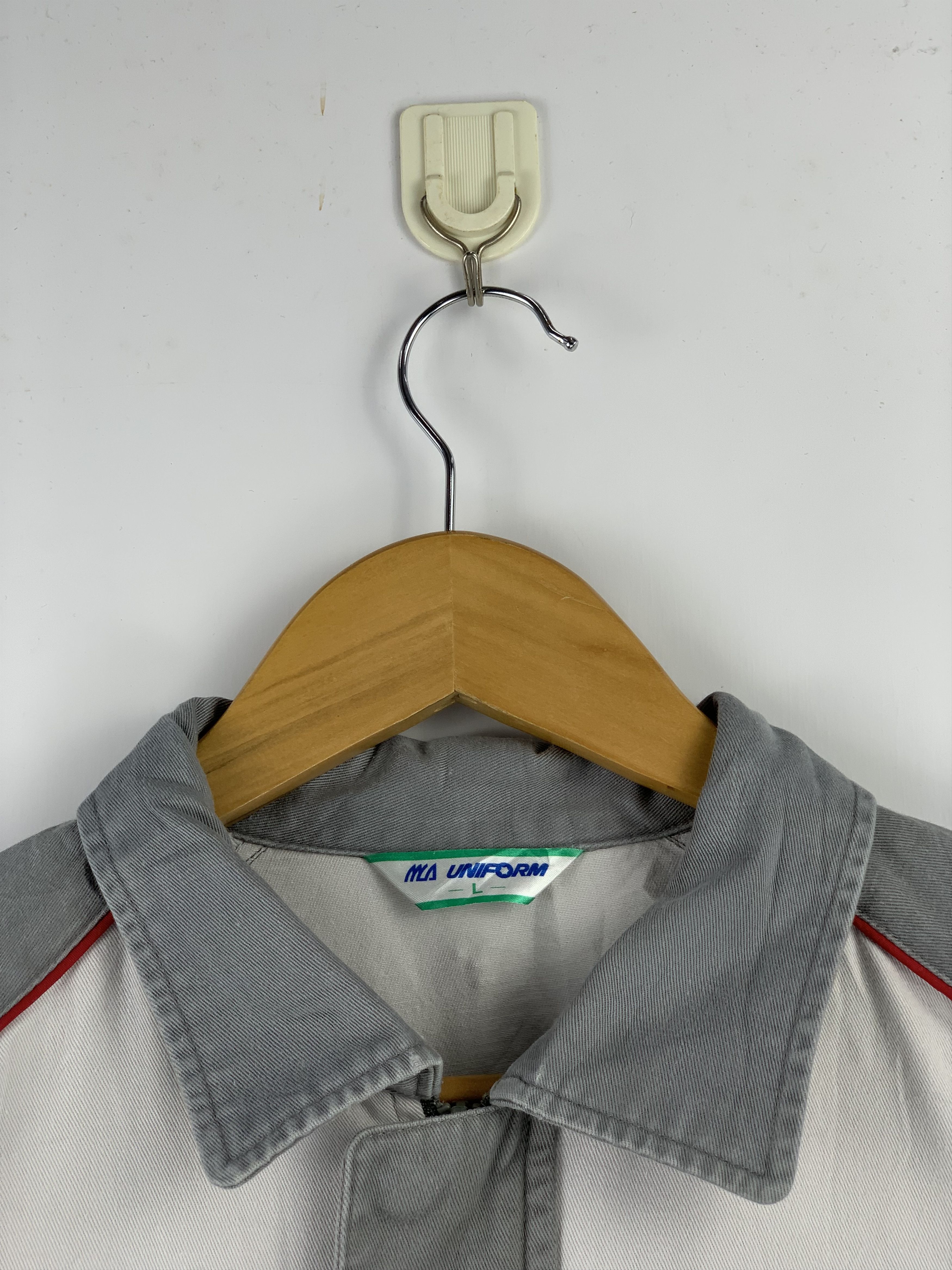 Japanese Brand Vintage Japanese Brand Hitachi Workers Jacket J1539 Size US L / EU 52-54 / 3 - 8 Thumbnail