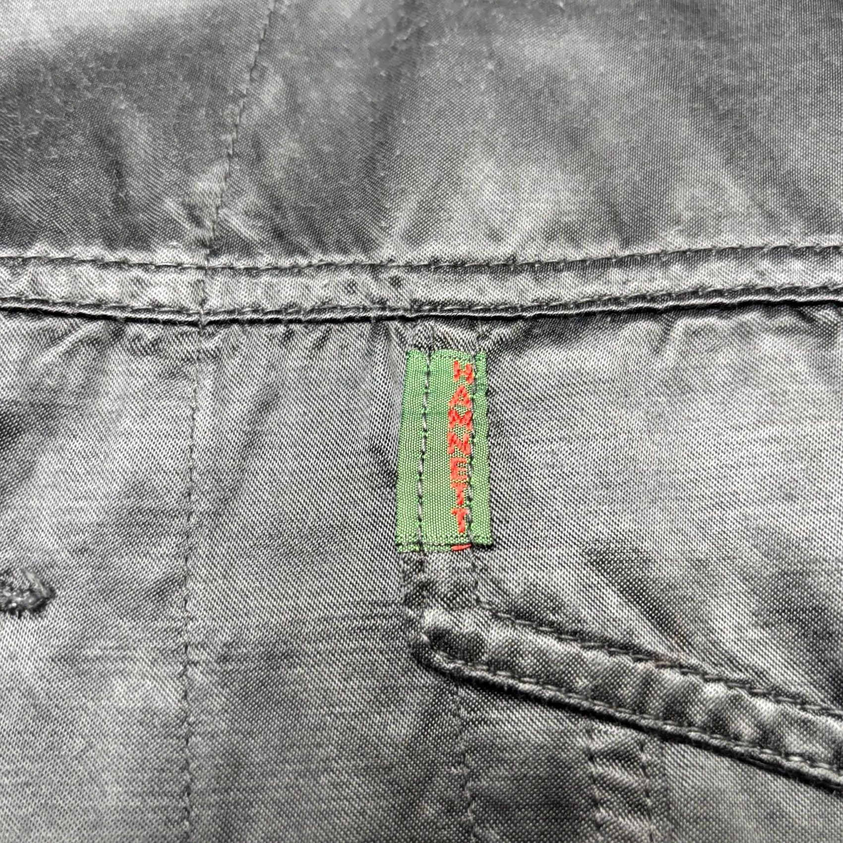 Vintage VINTAGE Katharine Hamnett Denim Black Textured Trucker Jacket Men XL Regular Cotton Jacket Mens XL Black RARE Size US XL / EU 56 / 4 - 4 Thumbnail