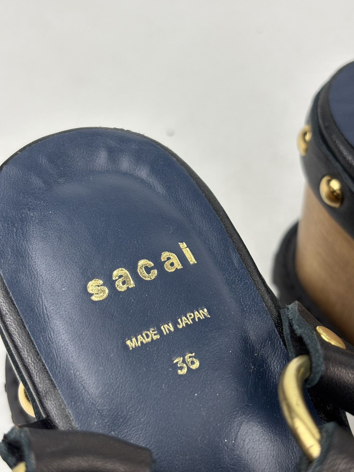 Sacai Sacai Buckled Platform Clogs Size US 6 / IT 36 - 8 Thumbnail