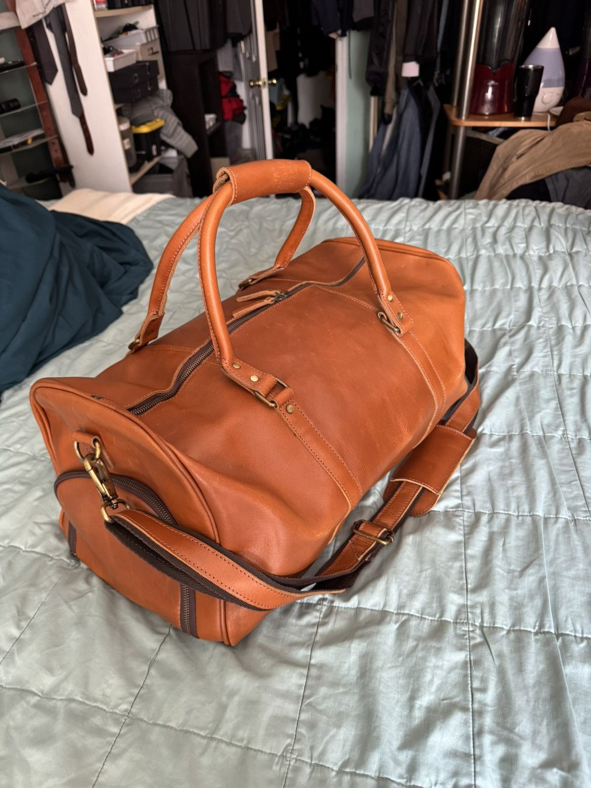 Other Authentic leather gym bag Size ONE SIZE - 2 Thumbnail