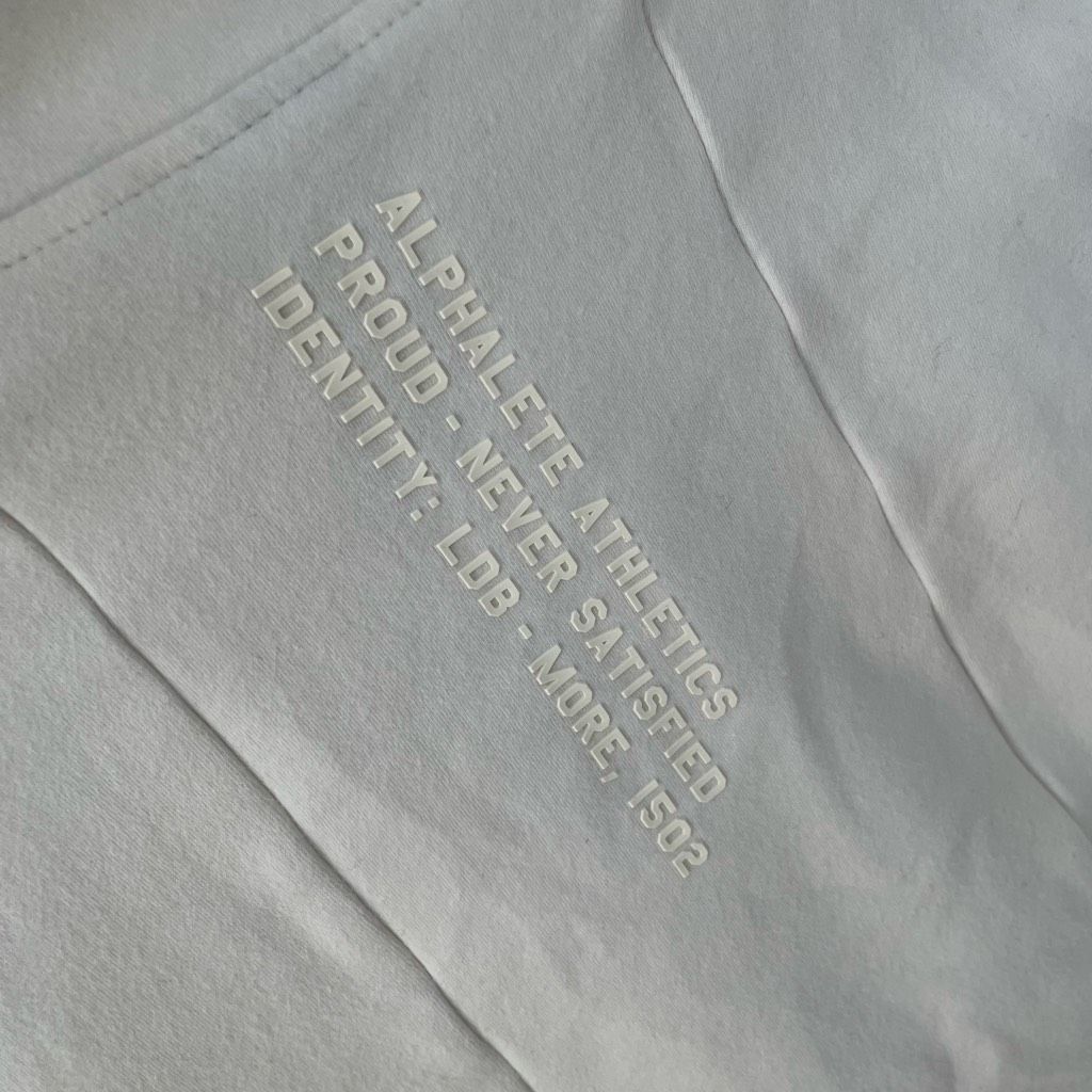 Other Alphalete Cropped White Hoodie Sweatshirt Logo s Size S / US 4 / IT 40 - 5 Thumbnail