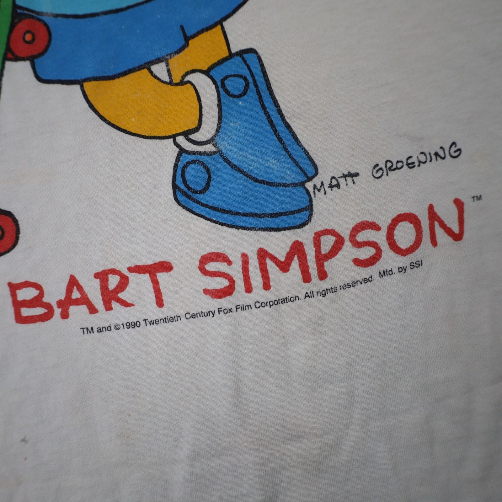 The Simpsons × Vintage VTG 1990 Bart Simpson "Cool Your Jets Man" Graphic T Shirt Size US L / EU 52-54 / 3 - 6 Thumbnail