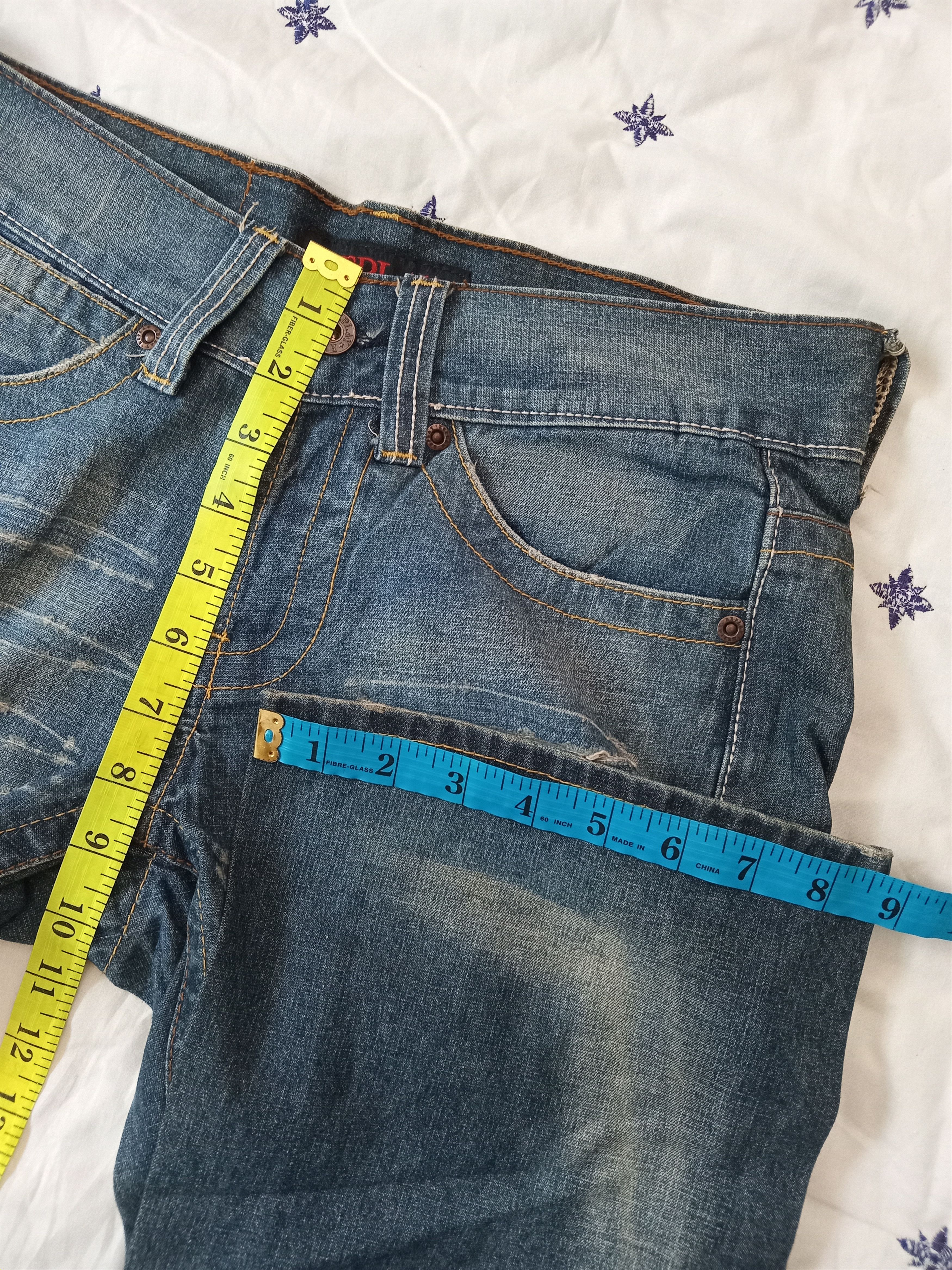 Replay × Vintage Vintage💥REPLAY Distressed Flare Jeans Size 30" / US 8 / IT 44 - 3 Thumbnail