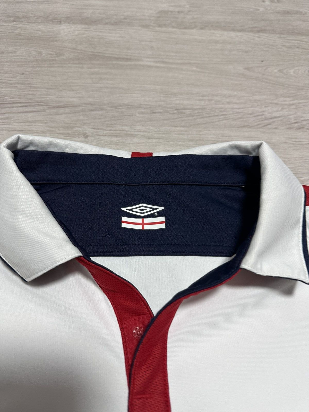 Umbro Vintage Umbro Jersey National Tram England 2003/05 Two side Size US XL / EU 56 / 4 - 3 Thumbnail