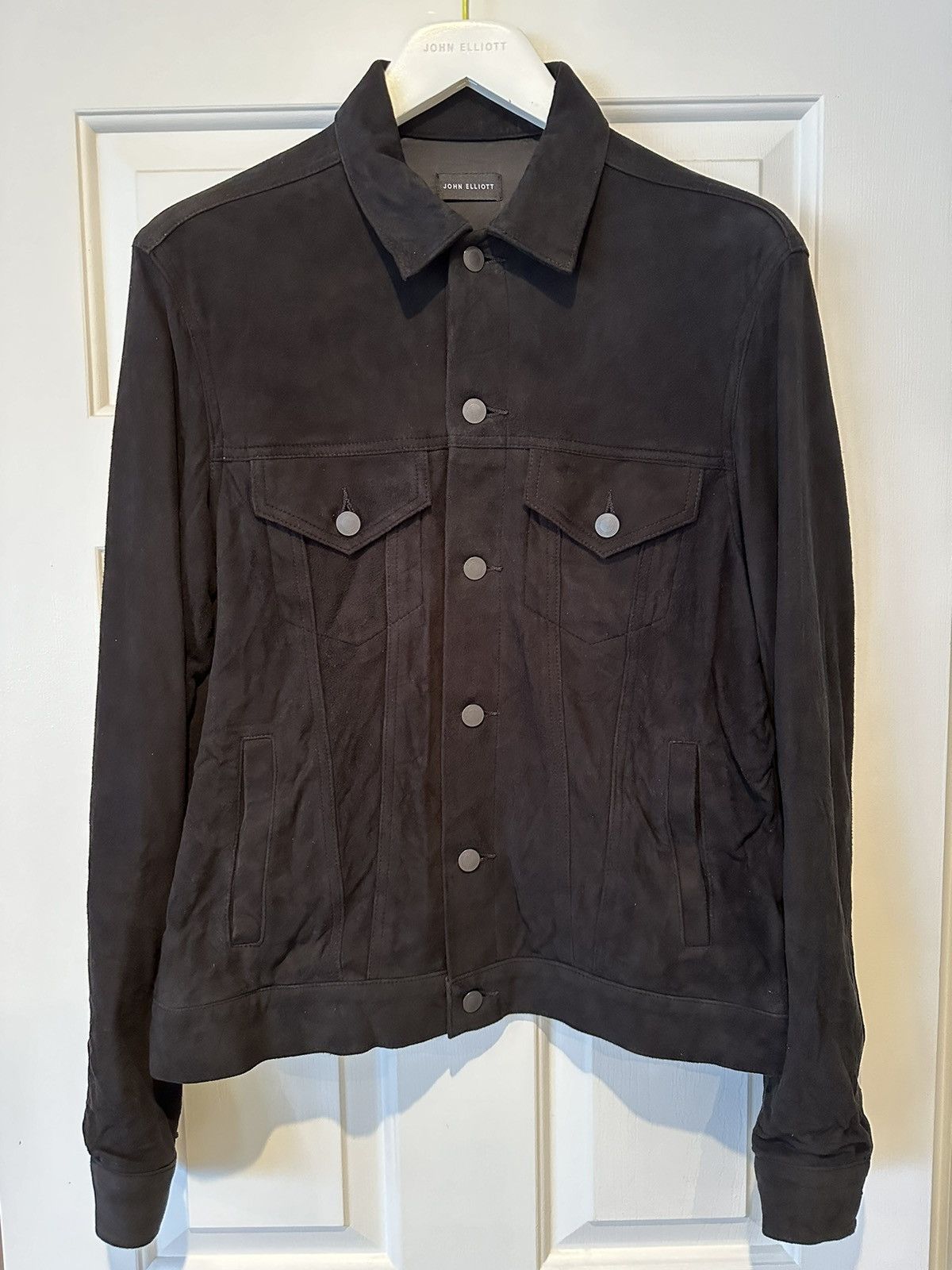 John Elliott John Elliott Suede Thumper Type III Black Size US L / EU 52-54 / 3 - 2 Thumbnail