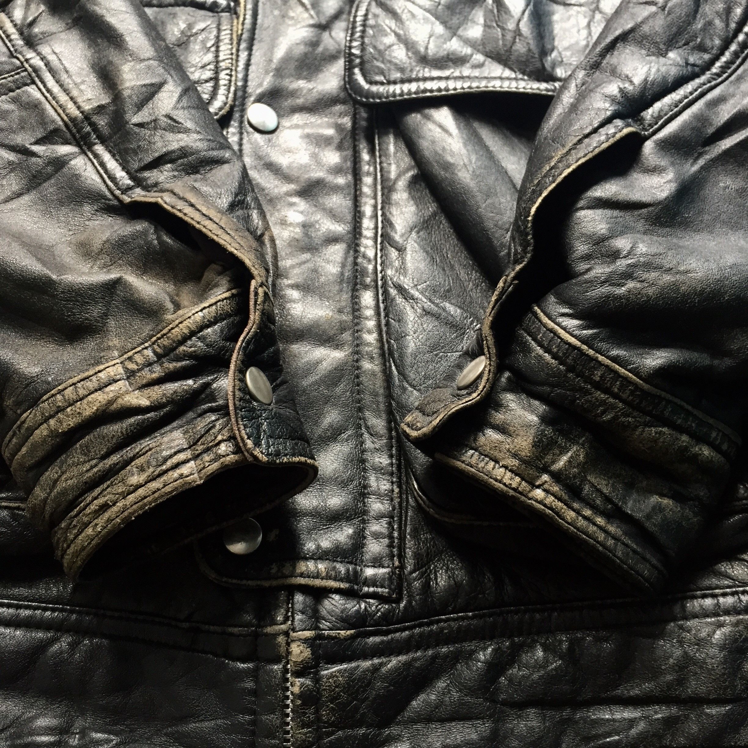 Issey Miyake Archive 80s Issey Miyake Design Hai Sporting Leather Jacket Size US M / EU 48-50 / 2 - 4 Thumbnail