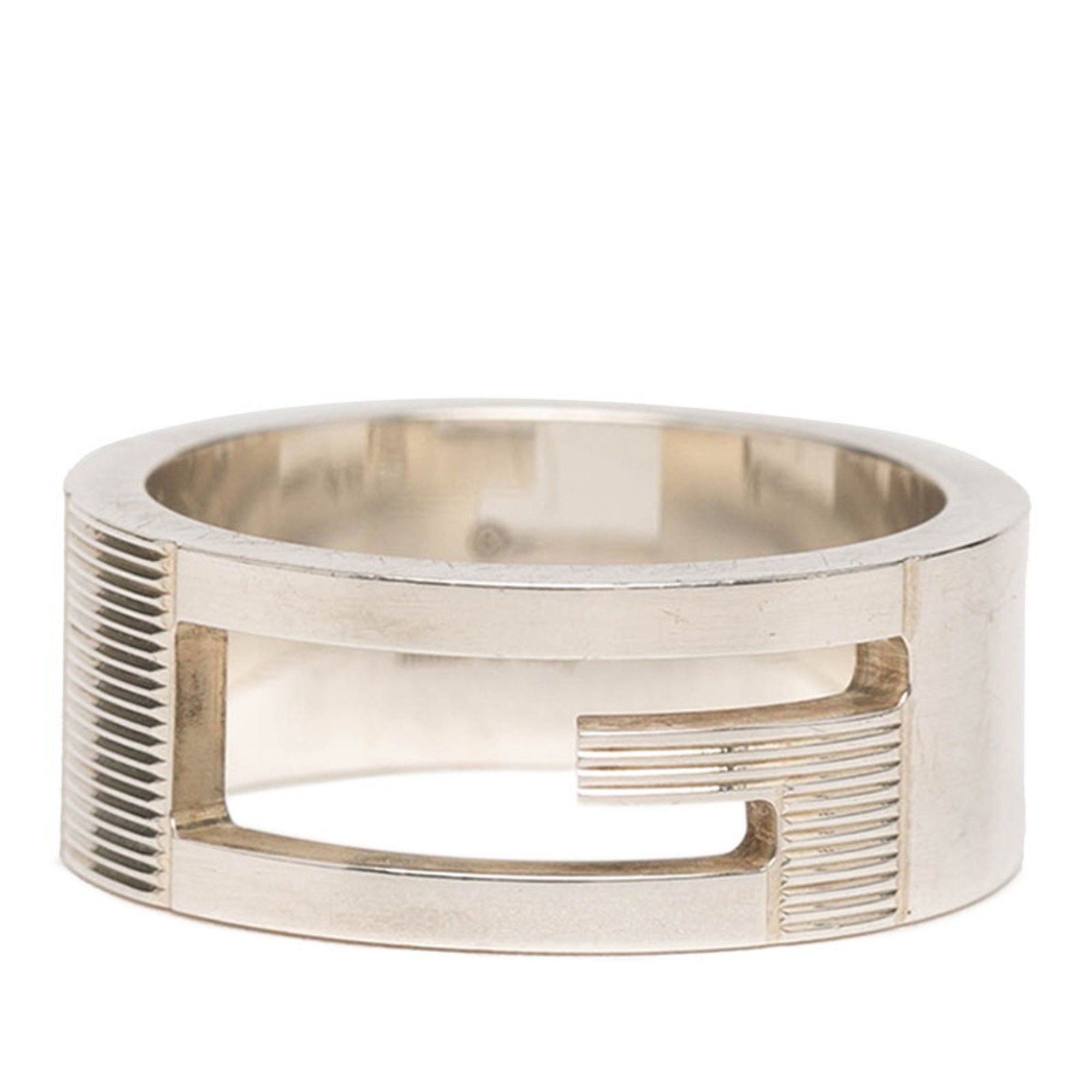 Gucci Gucci Branded G Ring #14 SV925 Silver Women's GUCCI Size ONE SIZE - 1 Thumbnail